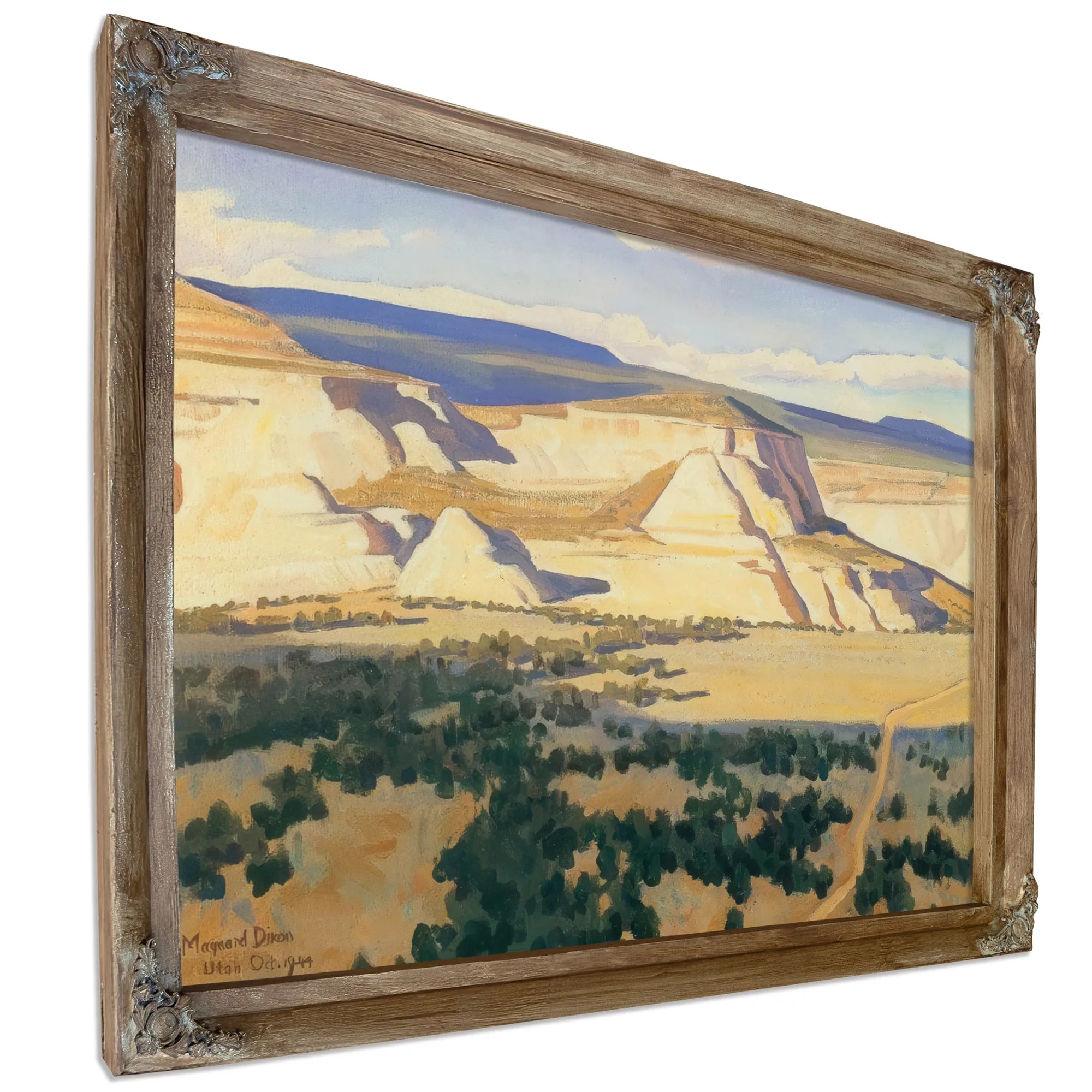 White Walled Valley By Maynard Dixon Fine Art Print