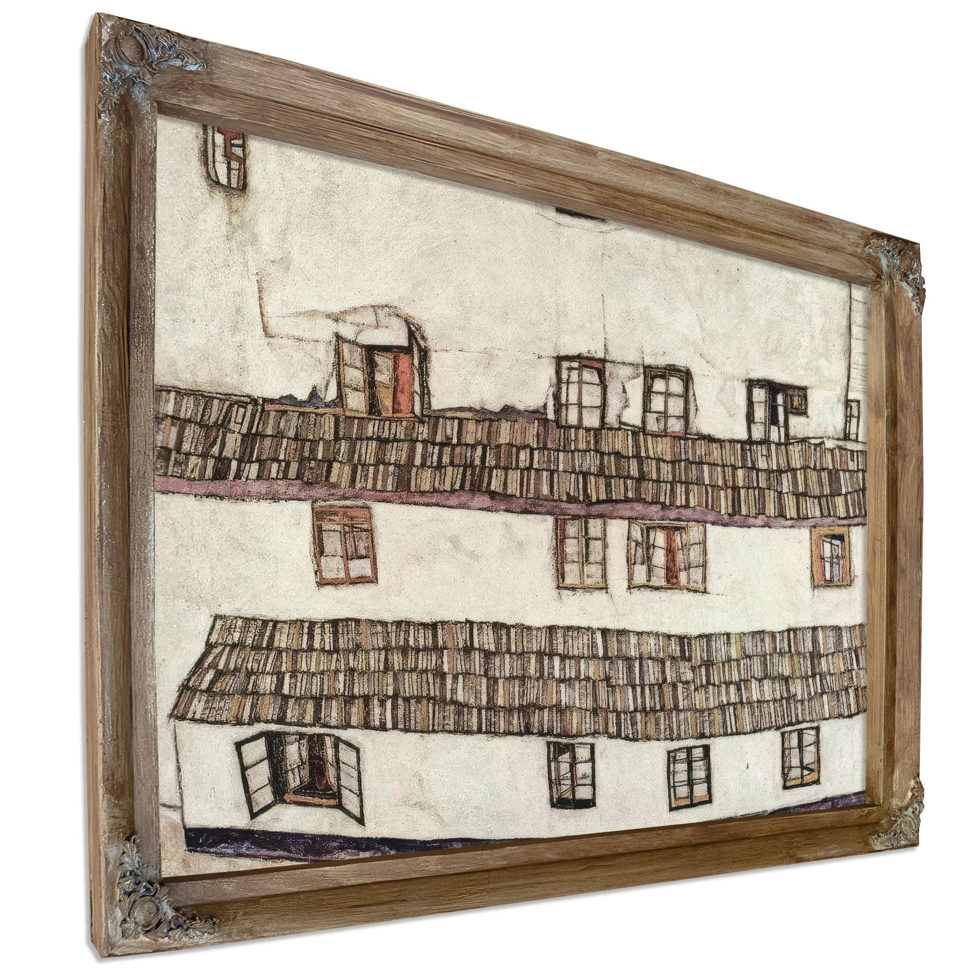 Windows 1914 110X140Cm Galerie Belvedere By Egon Schiele Fine Art Print