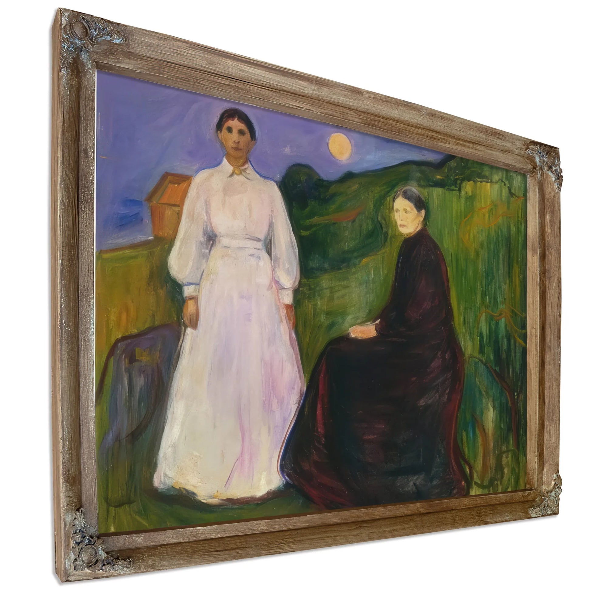 Mother And Daughter 1897 By Edvard Munch Fine Art Print