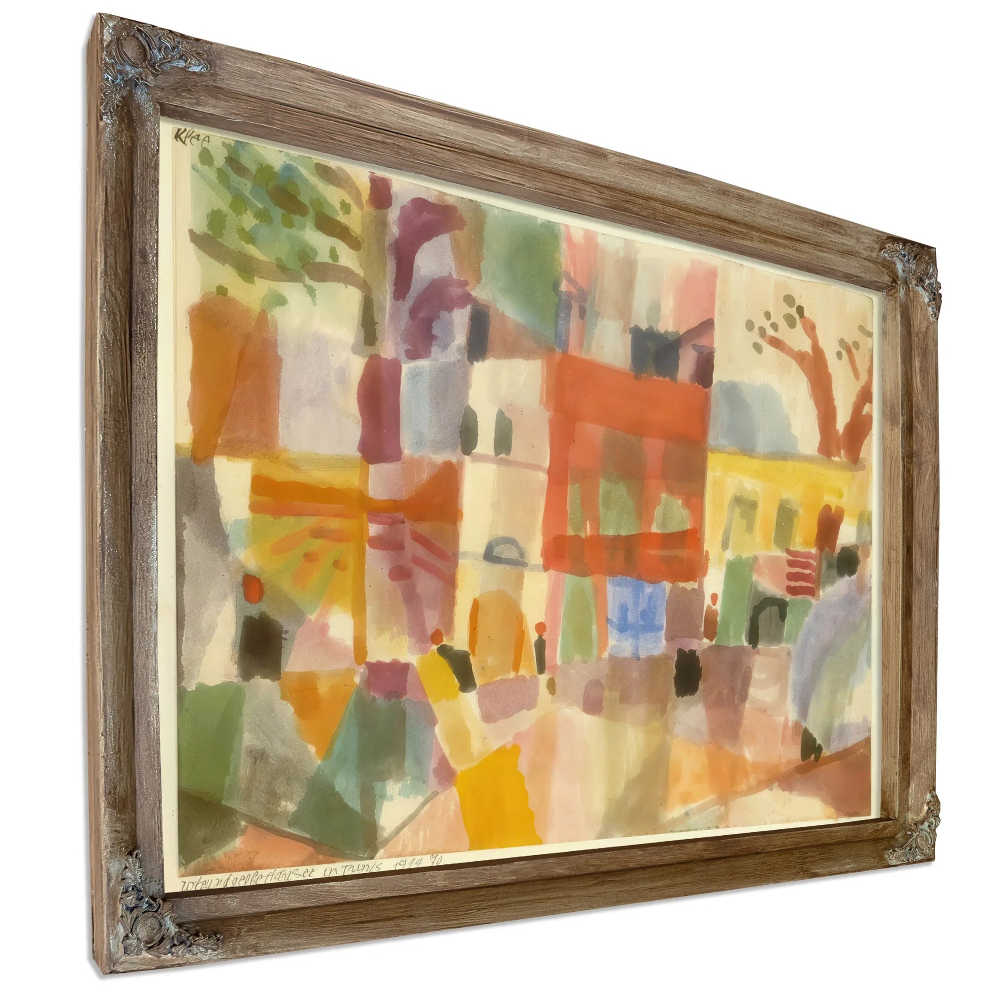 Red And Yellow House In Tunis 1914 70 By Paul Klee Fine Art Print
