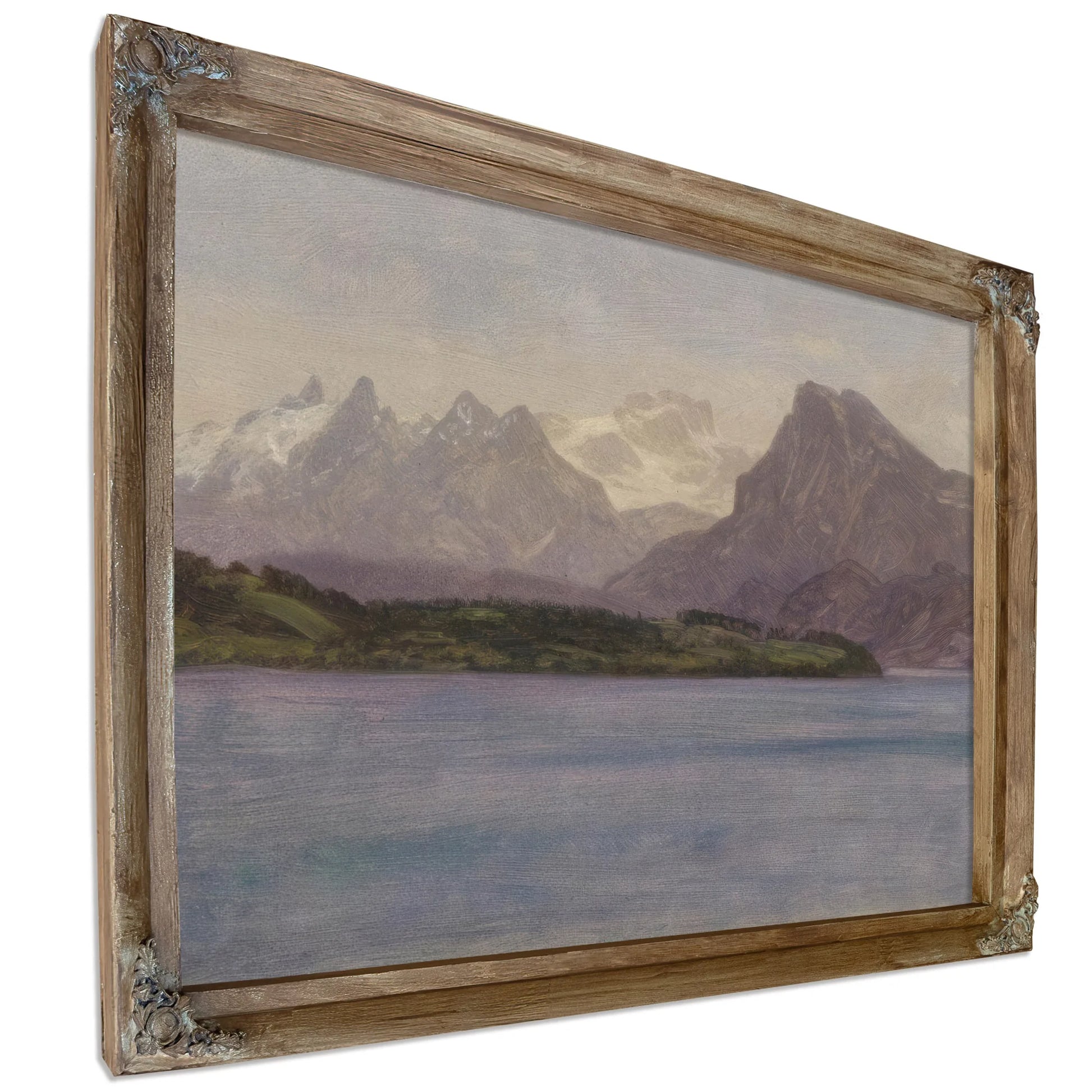 Alaskan Coast Range By Albert Bierstadt Fine Art Print