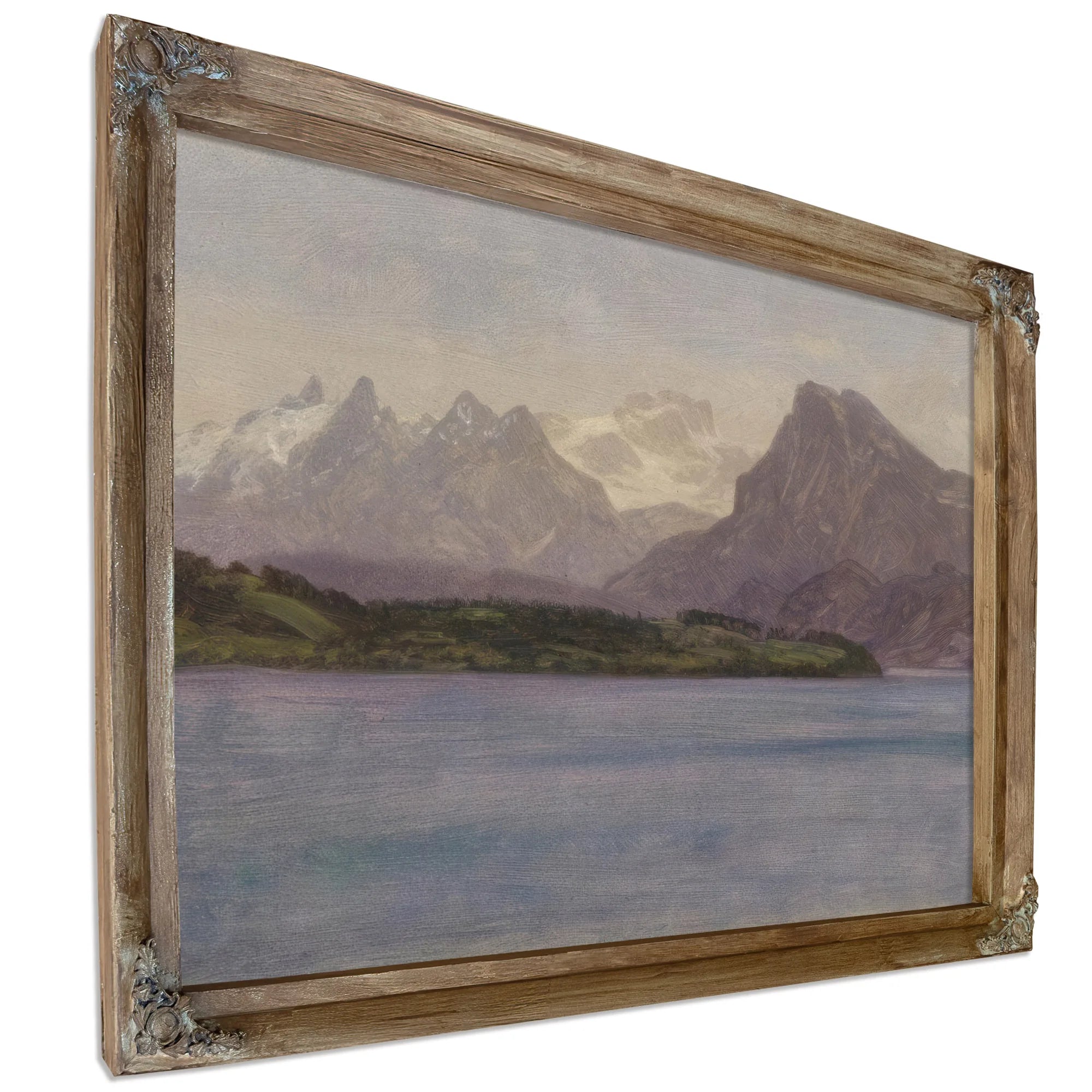 Alaskan Coast Range By Albert Bierstadt Fine Art Print