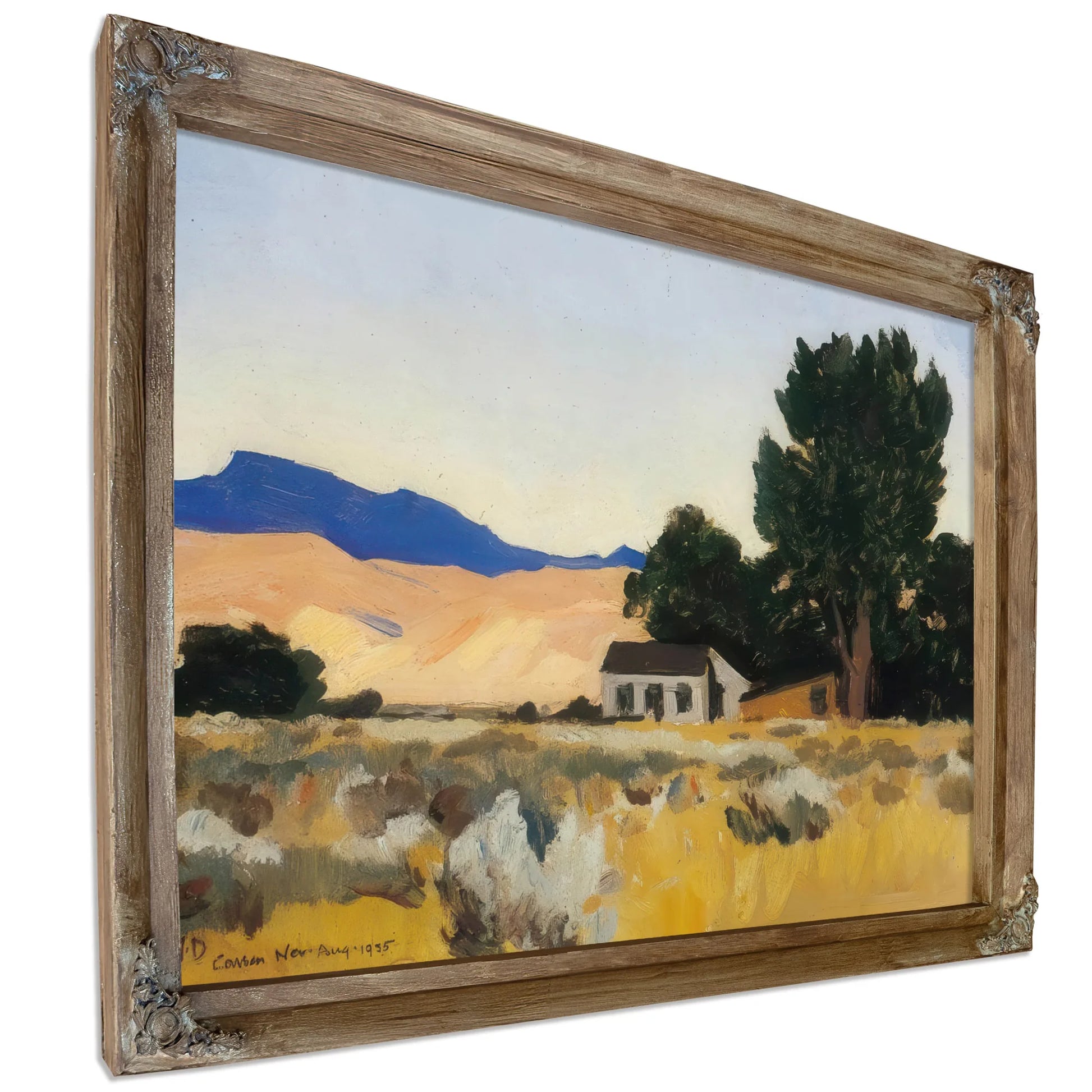 Cottage In Carson By Maynard Dixon Fine Art Print
