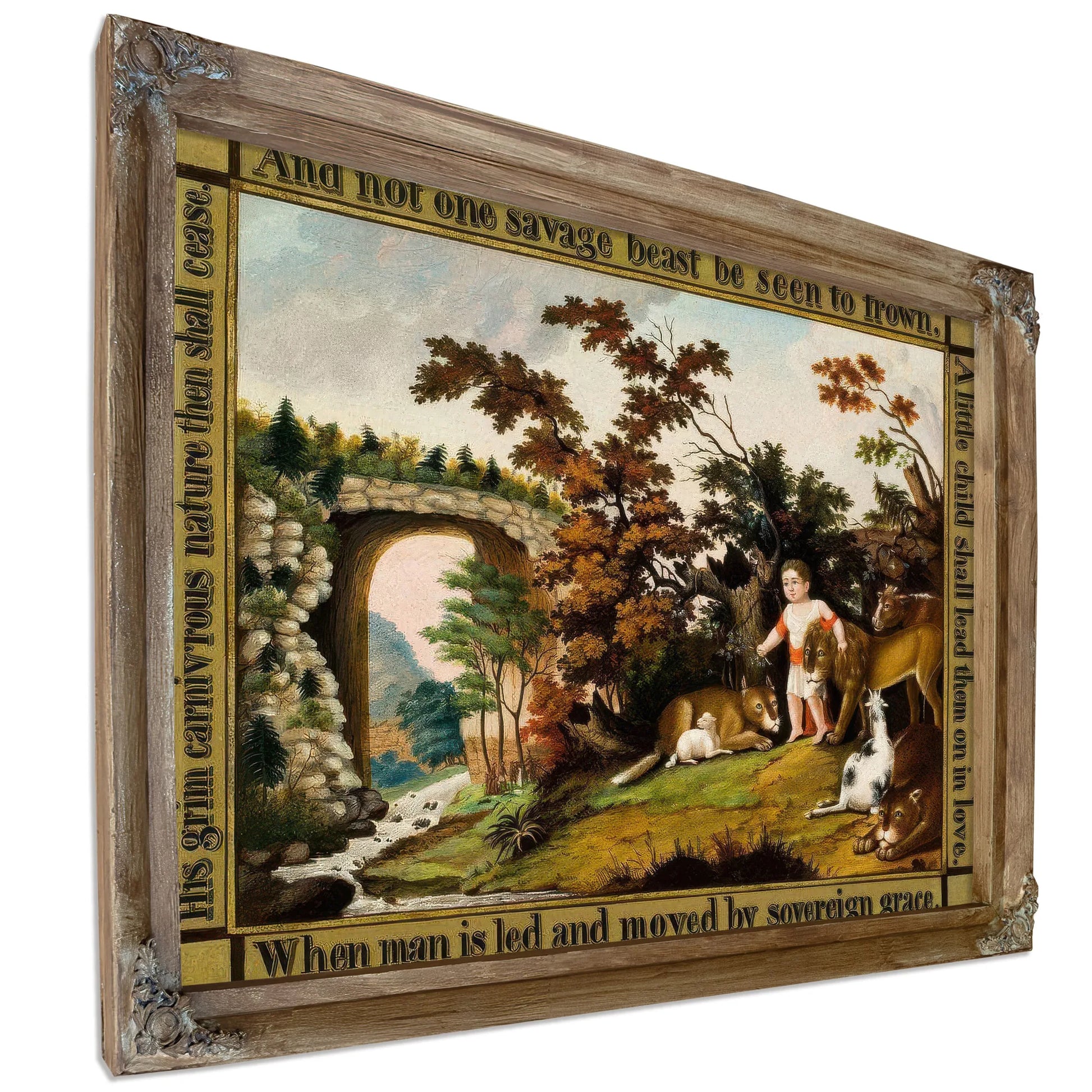 Peaceable Kingdom Of The Branch 1830 By Edward Hicks Fine Art Print