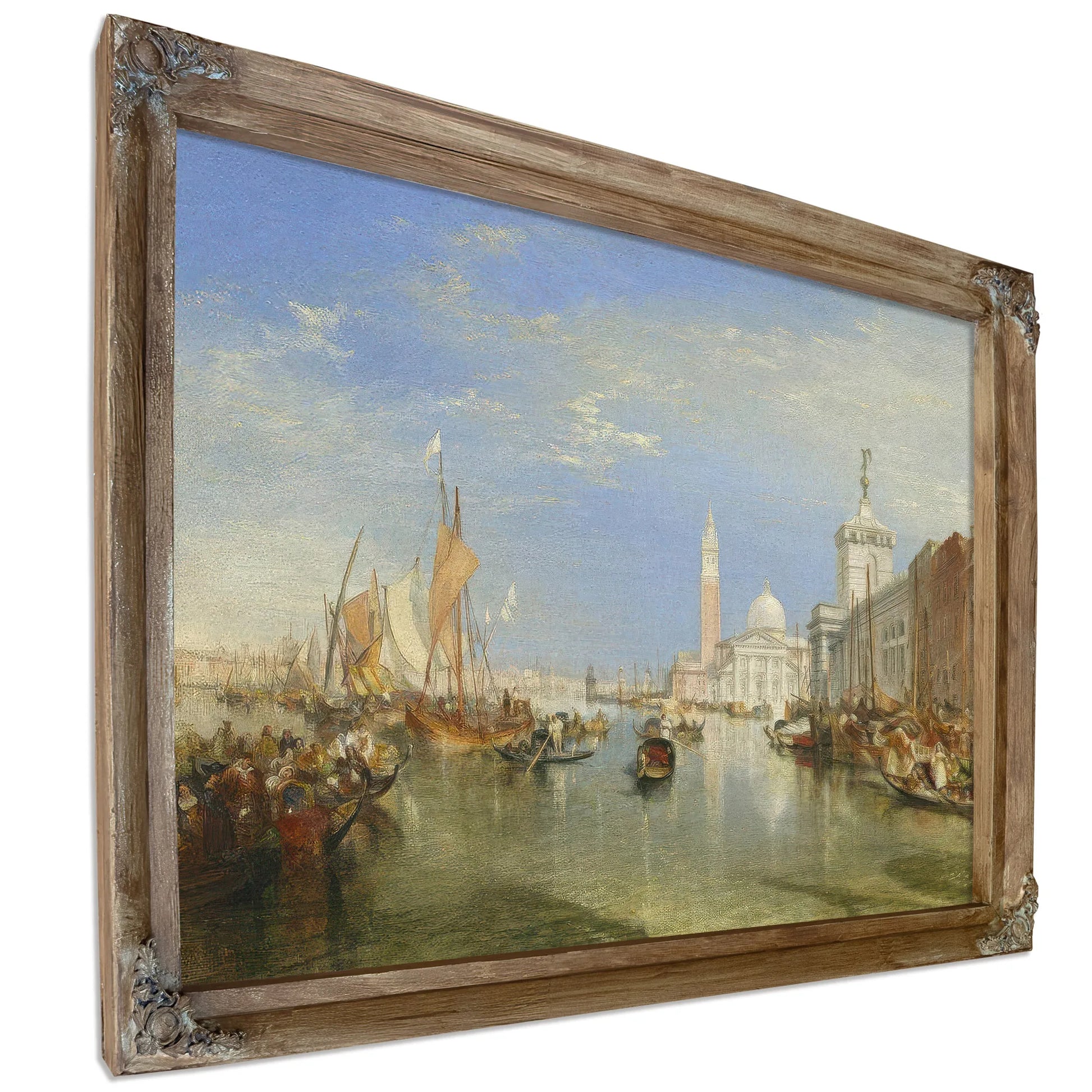 Venice The Dogana And San Giorgio Maggiore by Joseph Mallord William Turner Fine Art Print