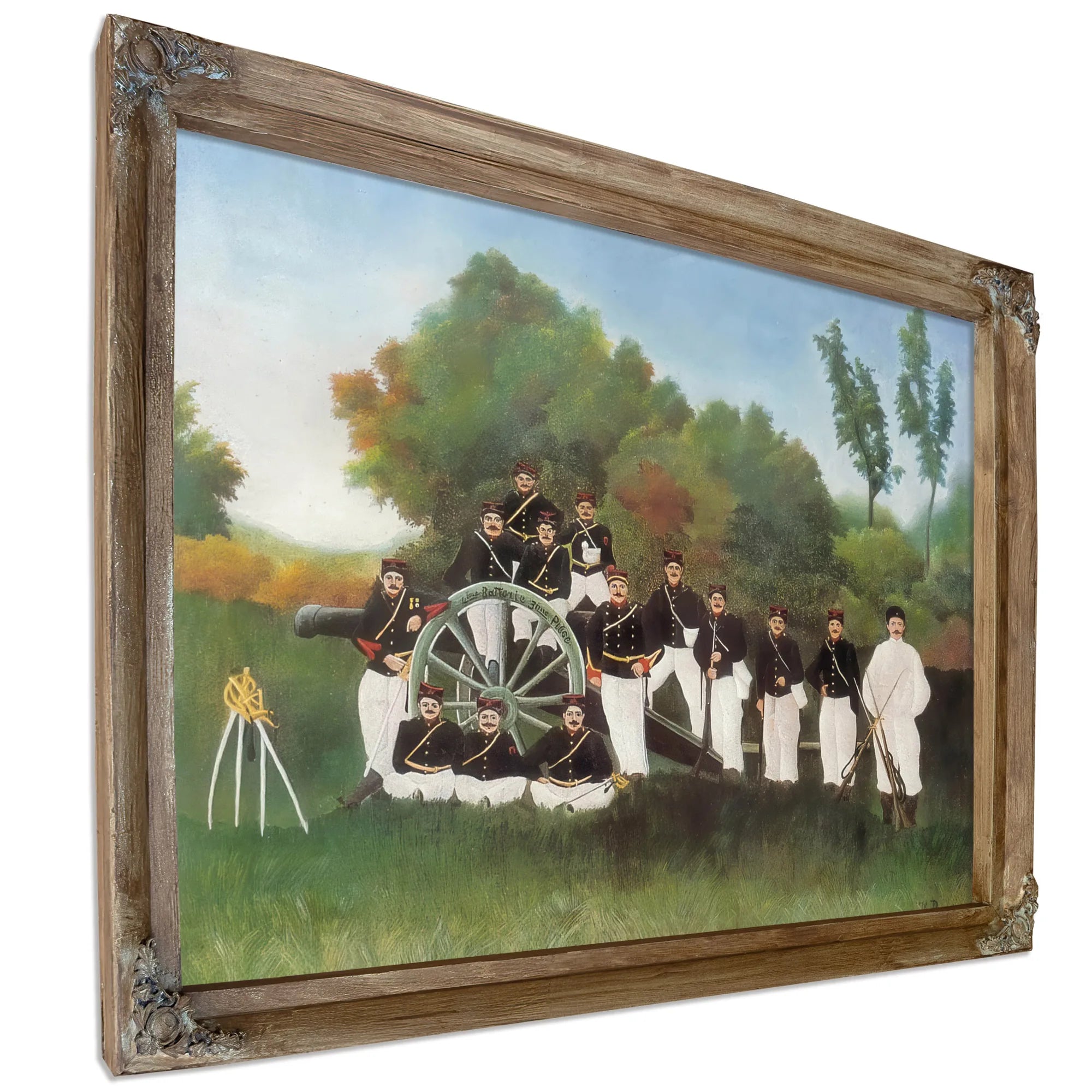 Arillerymen About 1983 1895 By Henri Rousseau Fine Art Print