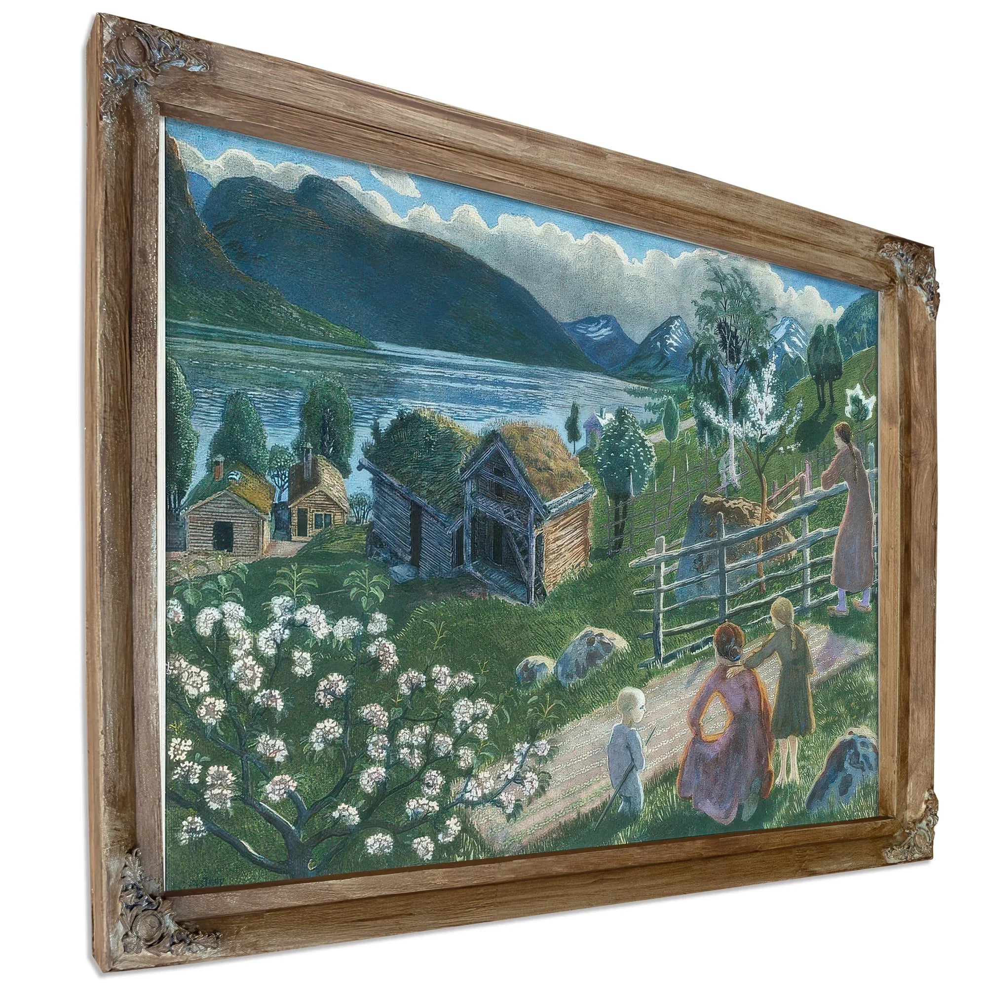 Growing Weather In Sandalstrand By Nicolai Astrup Fine Art Print