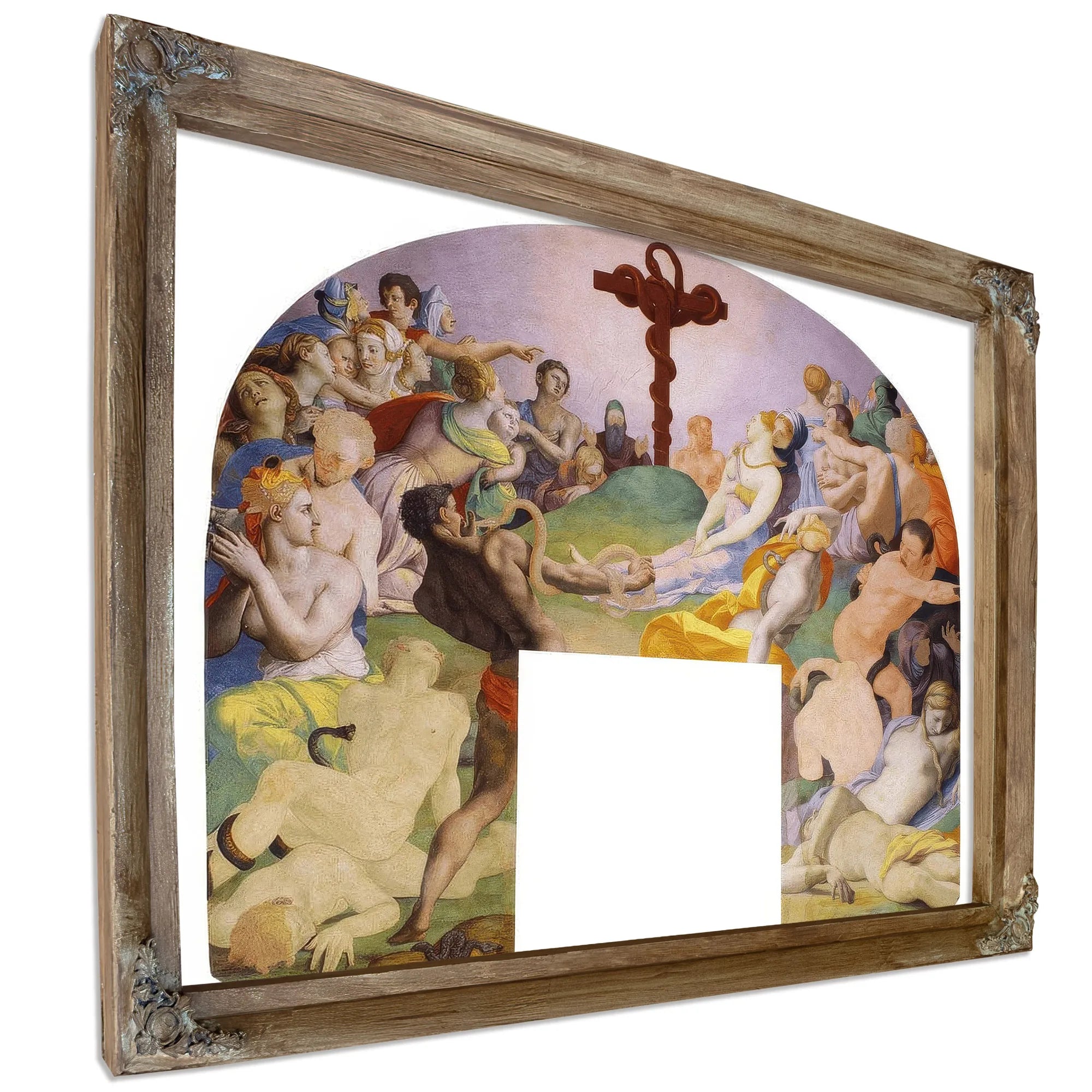 The Adoration Of The Bronze Snake 1540 1545 104X81Cm Palazzo Vecchio Museum By Agnolo Bronzino Fine Art Print