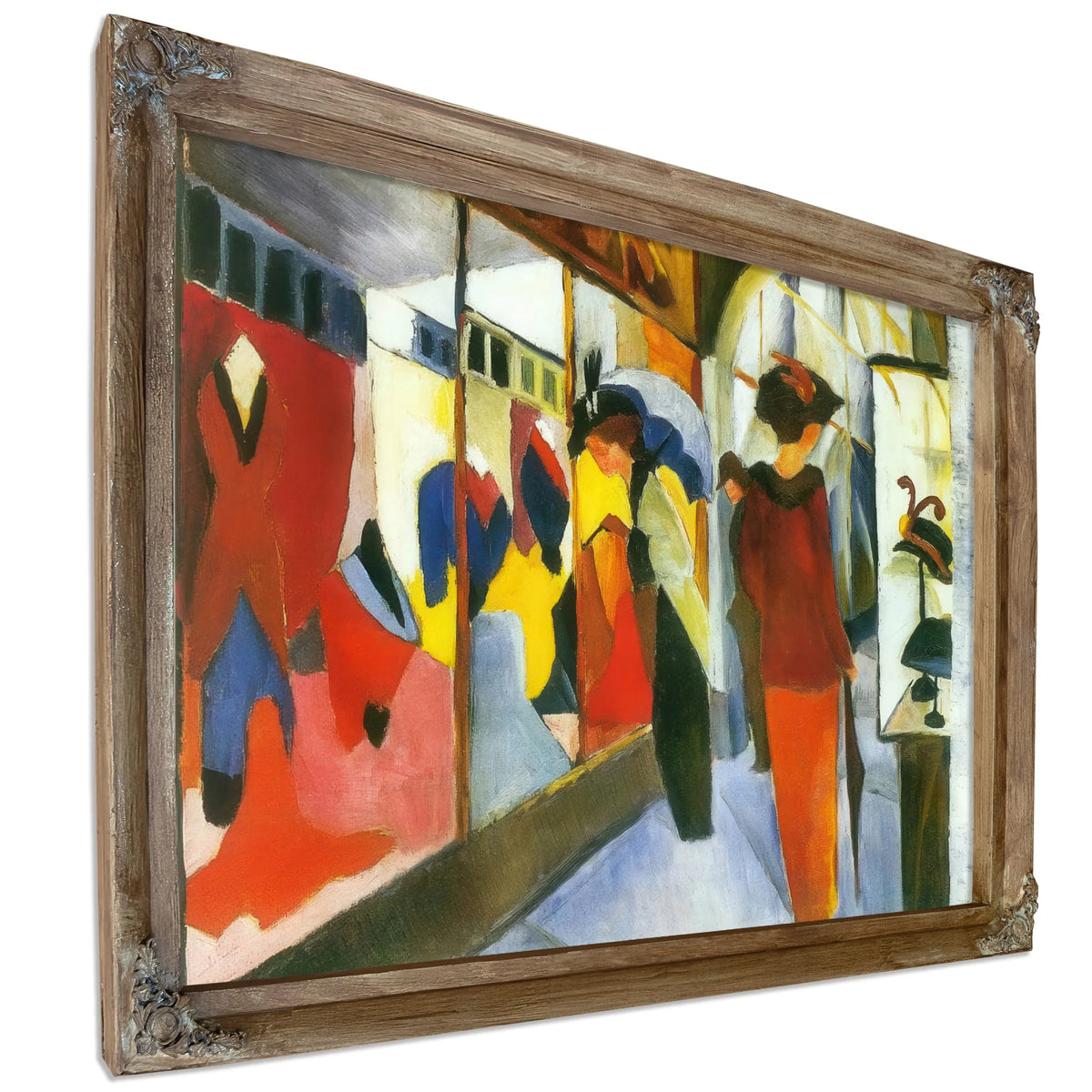 Fashion Shop By August Macke Fine Art Print