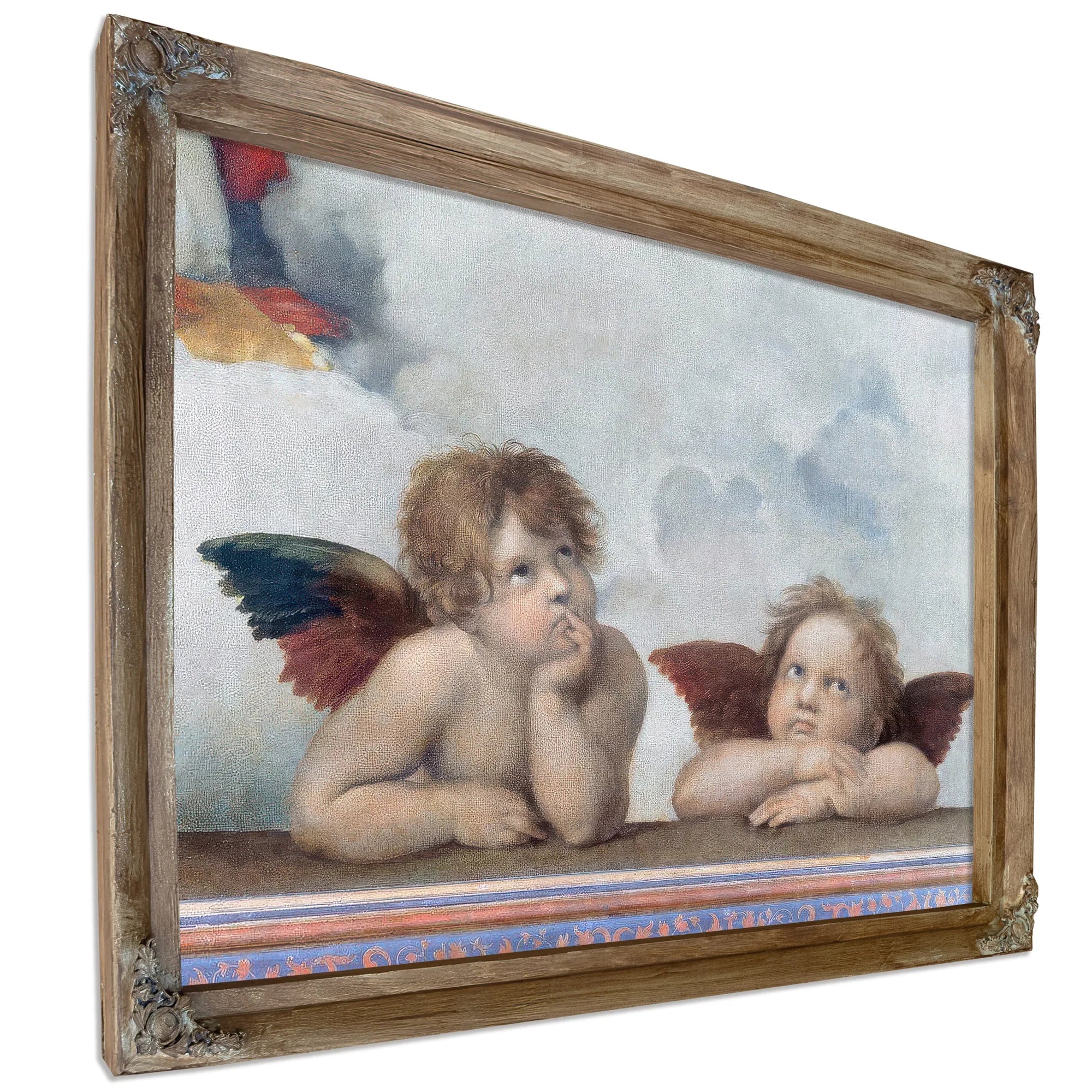 Putti Detail From The Sistine Madonna By Raphael Fine Art Print