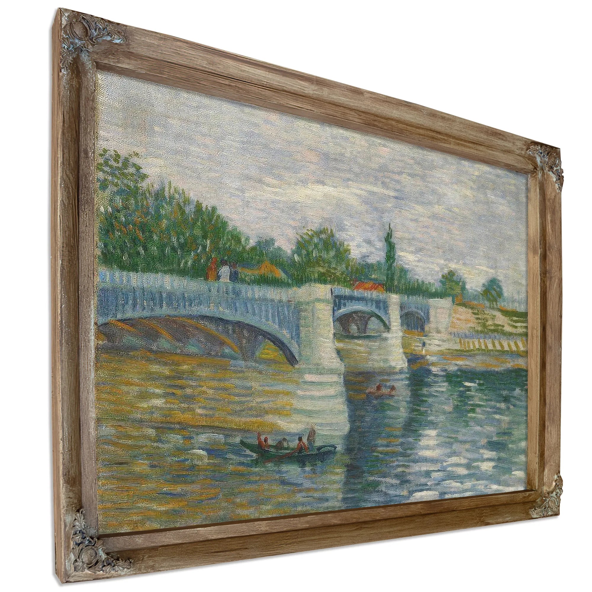 The Bridge Of Courbevoie Paris May Jul 1887 (El Puente De Courbevoie) By Vincent Van Gogh Fine Art Print