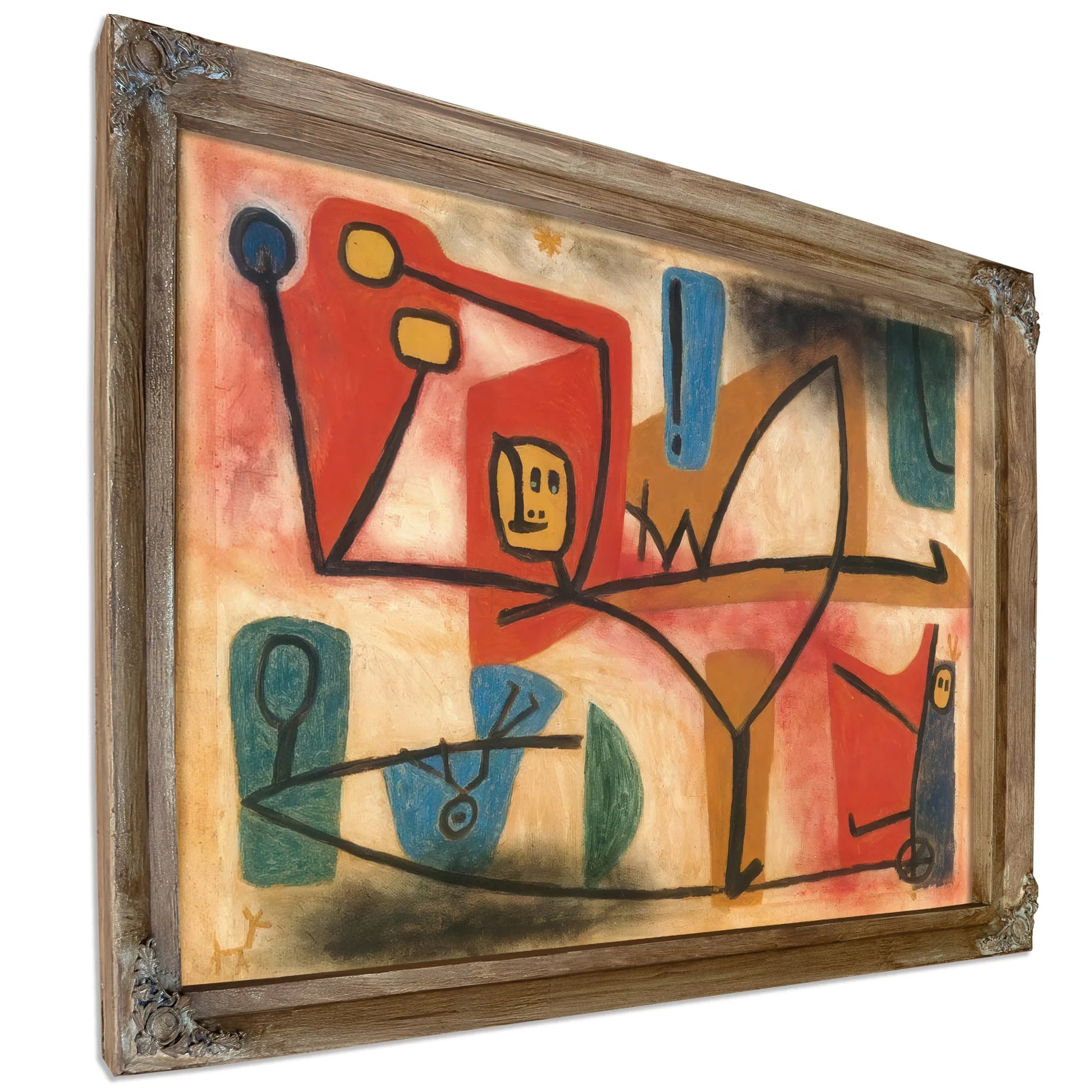 Exuberance 1939 Pqu 11 ( 1251) By Paul Klee Fine Art Print