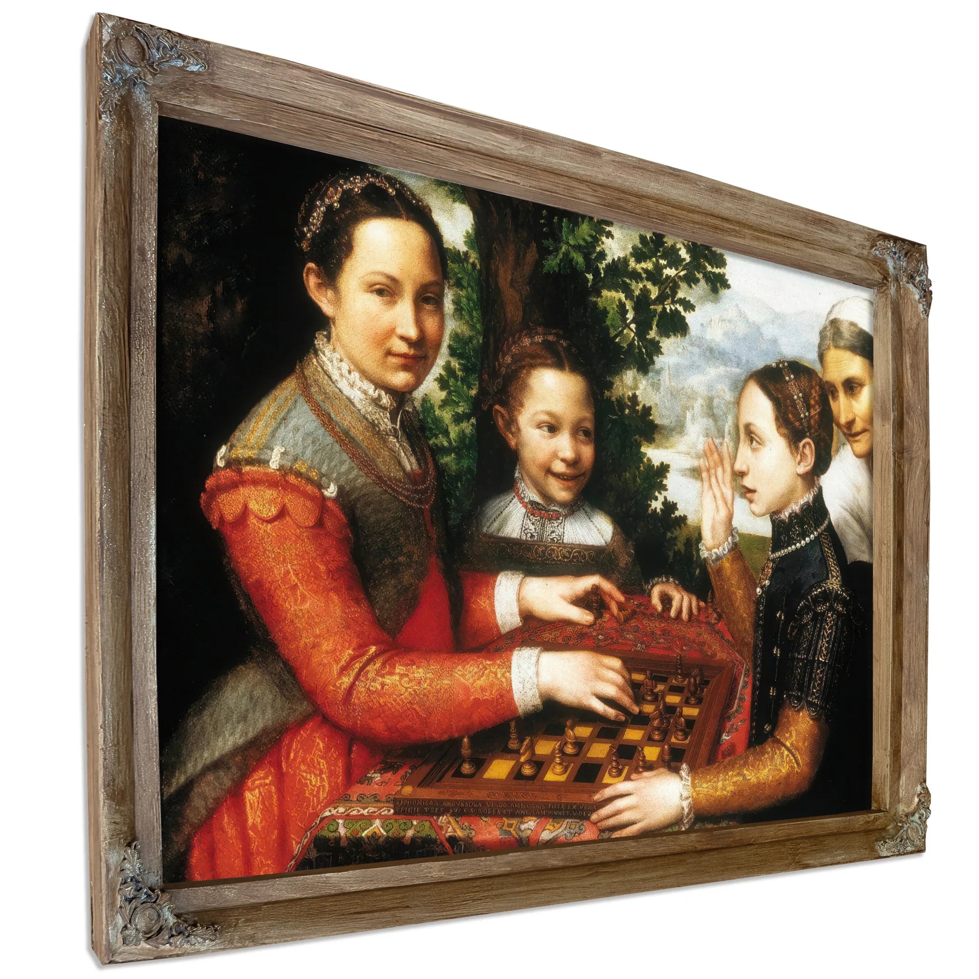 The Chess Game 1555 By Sofonisba Anguissola Fine Art Print