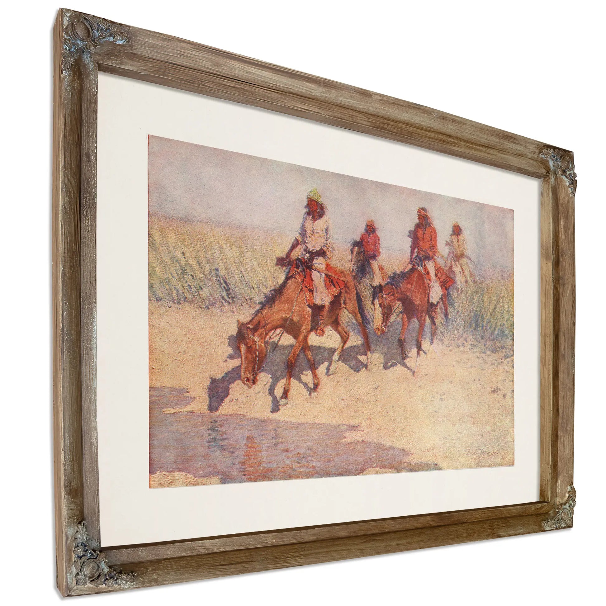 The Pool In The Desert by Frederic Remington