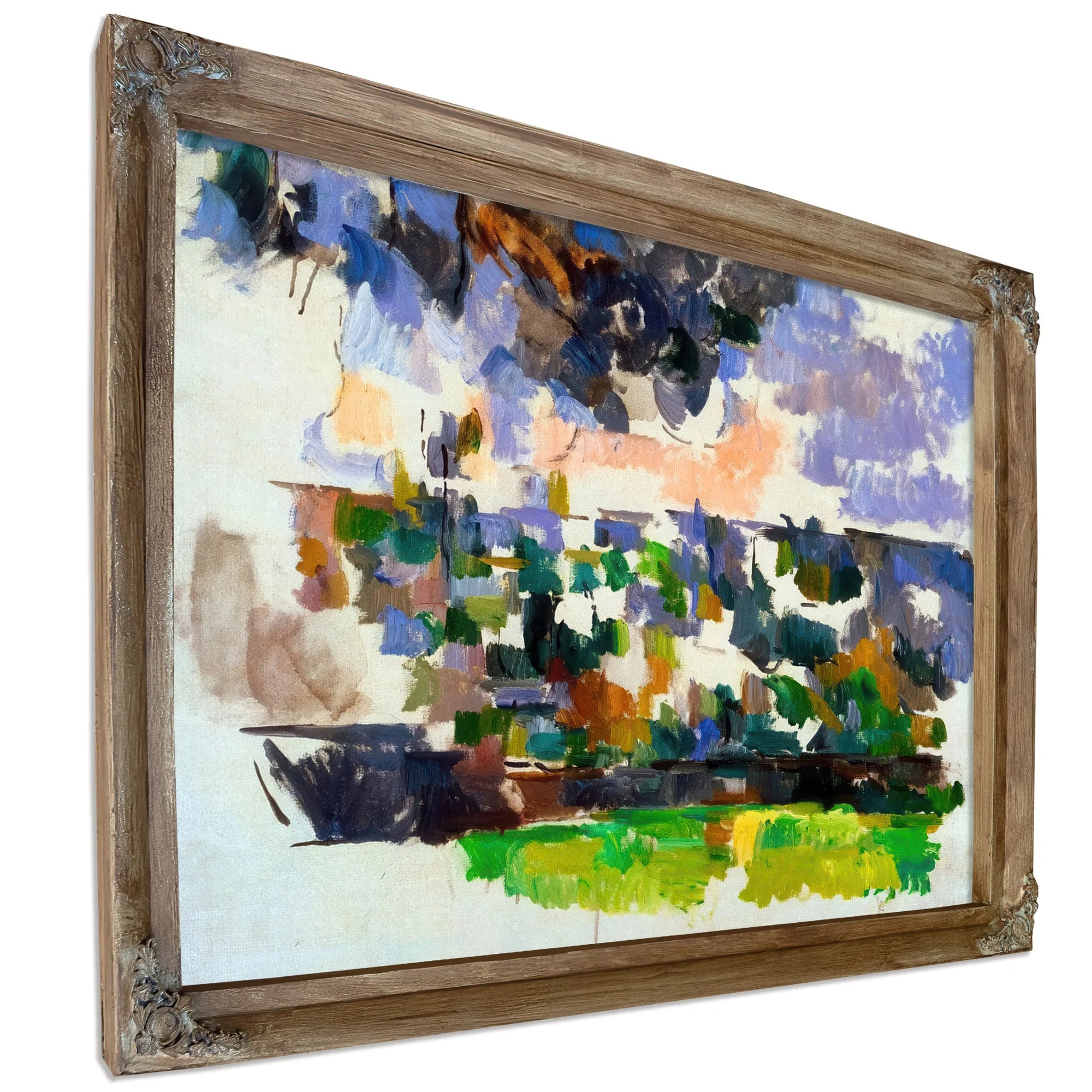 The Garden At Les Lauves By Paul Cezanne Fine Art Print