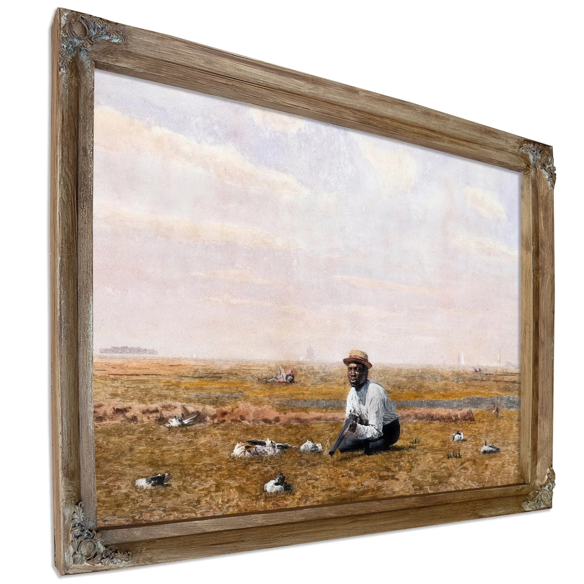 Whistling For Plover By Thomas Eakins Fine Art Print