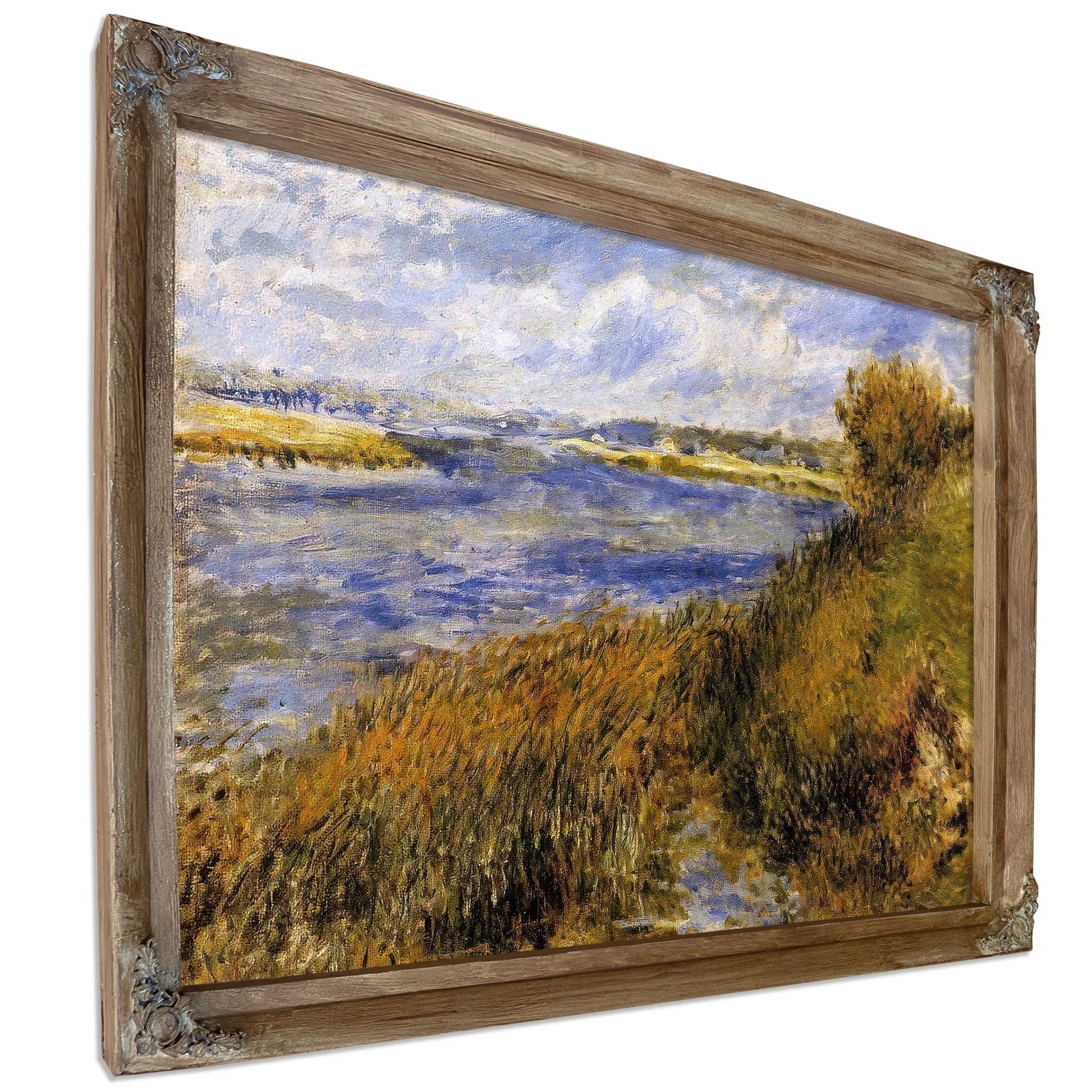 The Banks Of The Seine At Champrosay 1876 By Pierre Auguste Renoir Fine Art Print