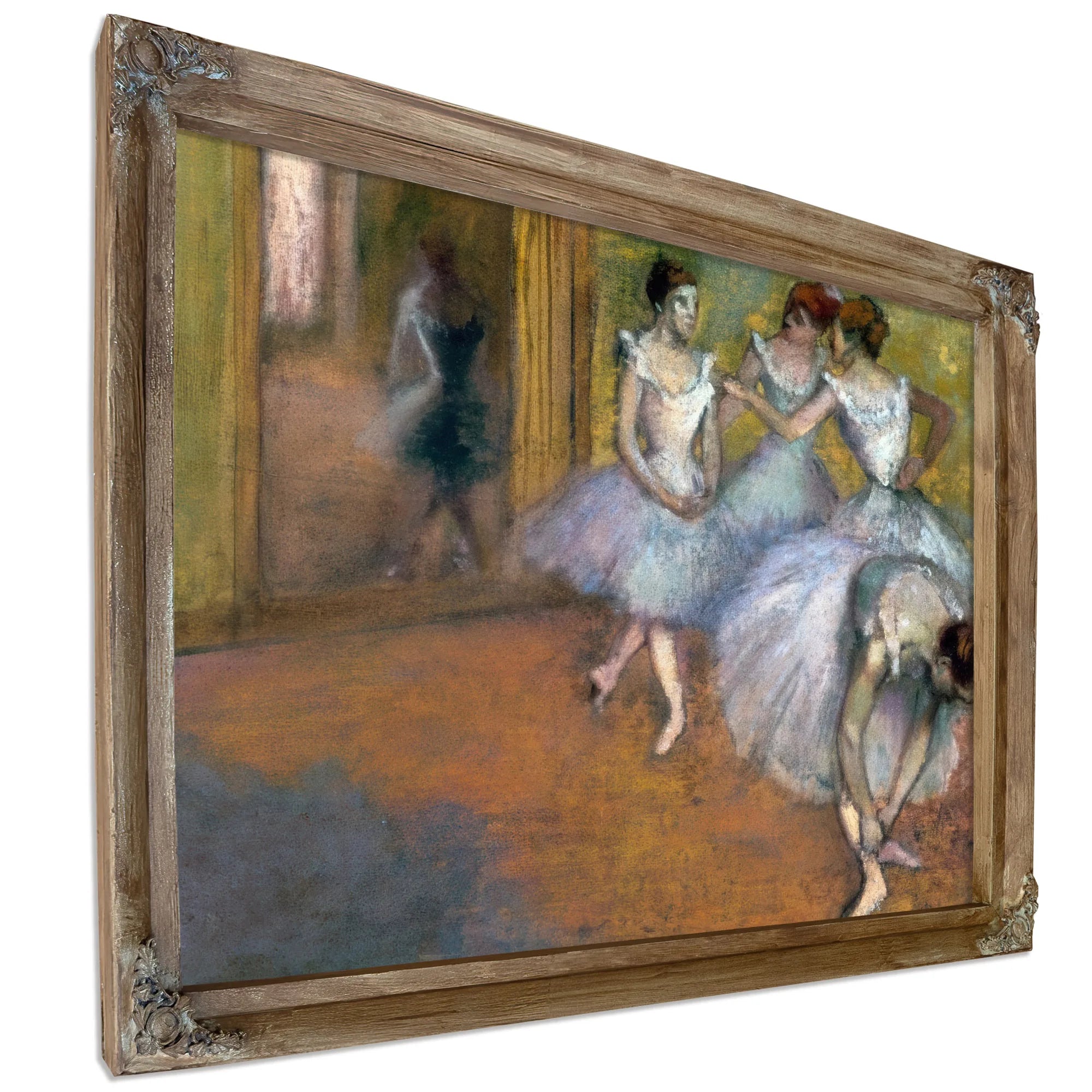 Four Dancers In The Foyer By Edgar Degas Fine Art Print
