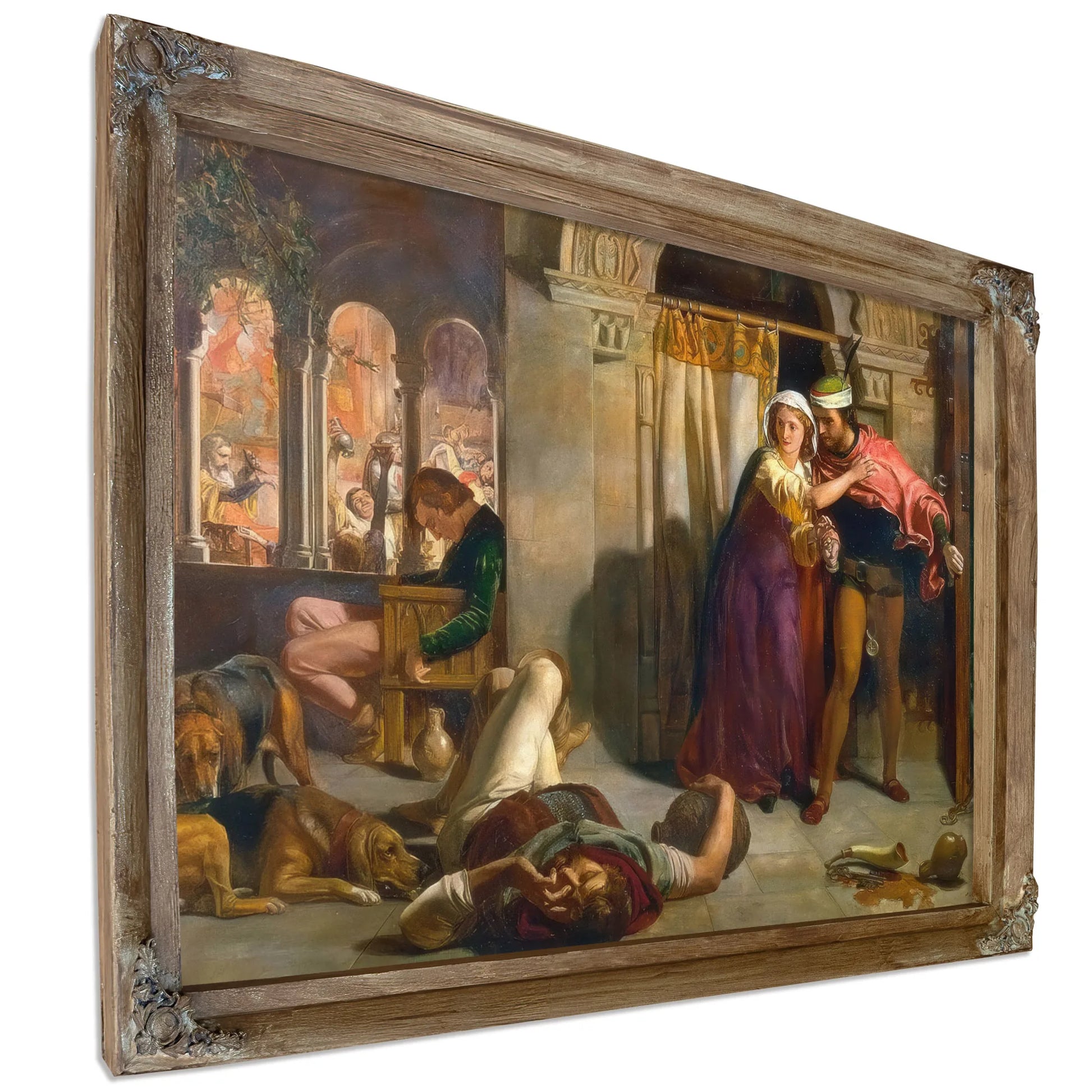 The Eve Of St Agnes By William Holman Hunt Fine Art Print