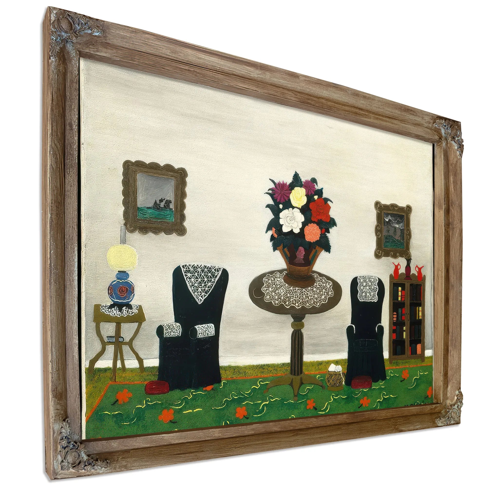 Victorian Interior Ii By Horace Pippin Fine Art Print