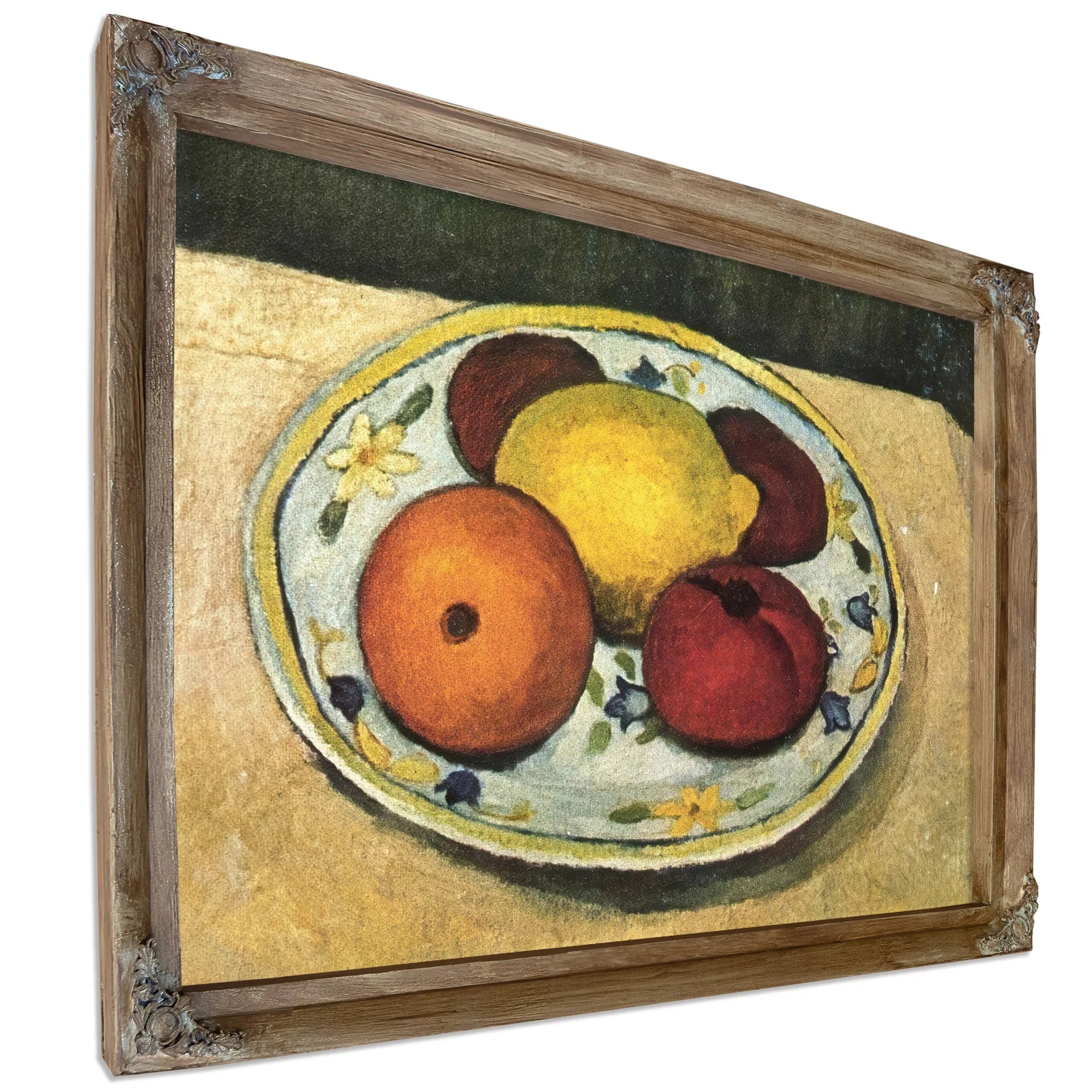 Still Life With Leaf Plant, Lemon And Orange By Paula Modersohn Becker Fine Art Print