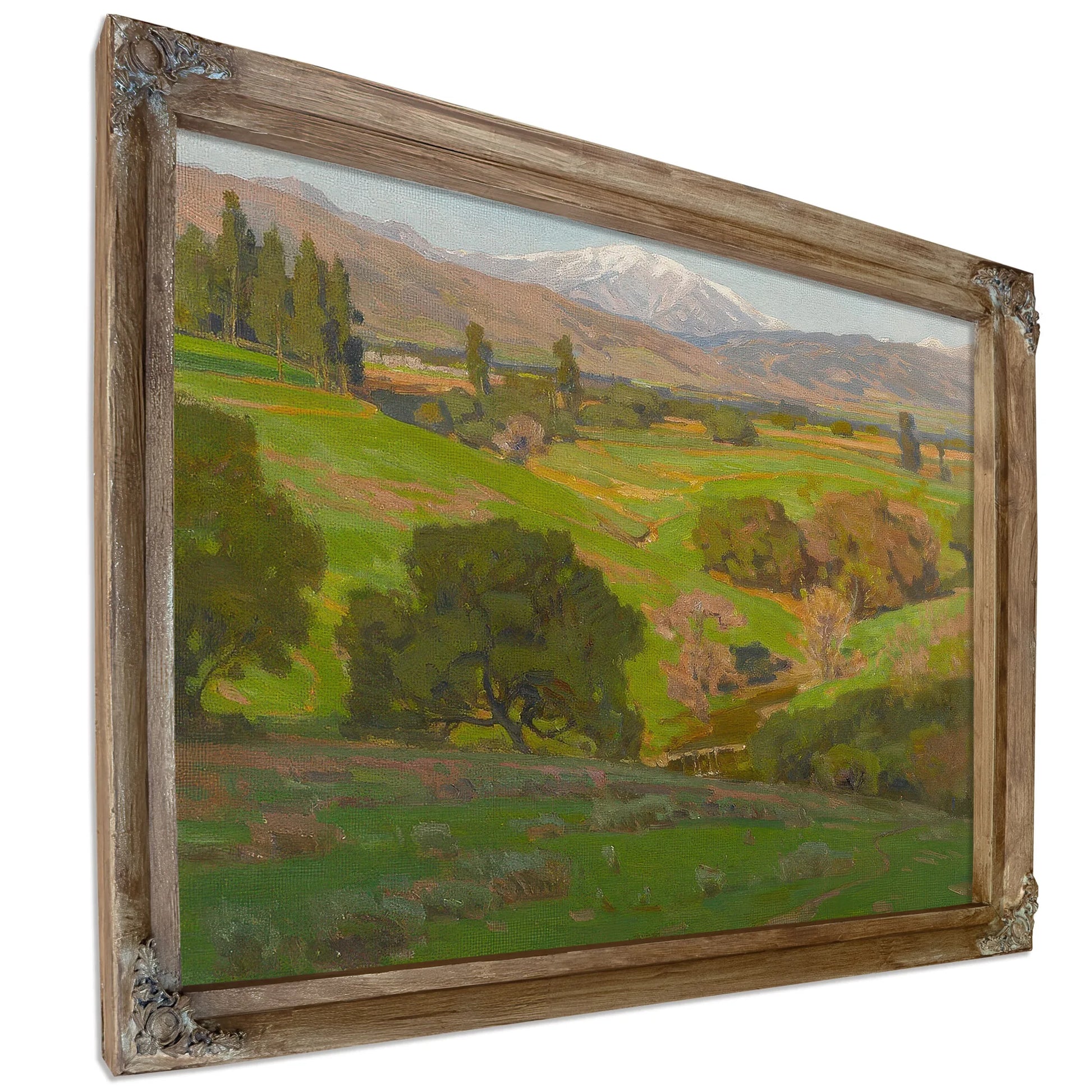 A Vista Towards Mt. Baldy By William Wendt Fine Art Print