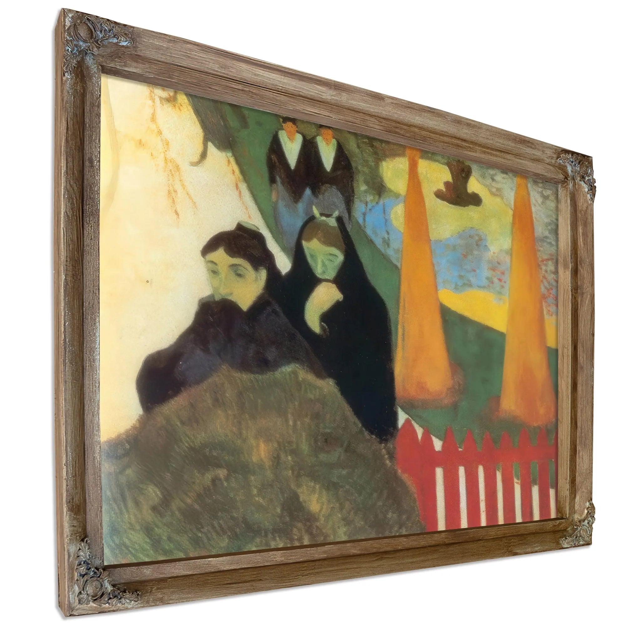 Old Women In Arles ( In The Arles Hospital Garden) By Paul Gauguin Fine Art Print