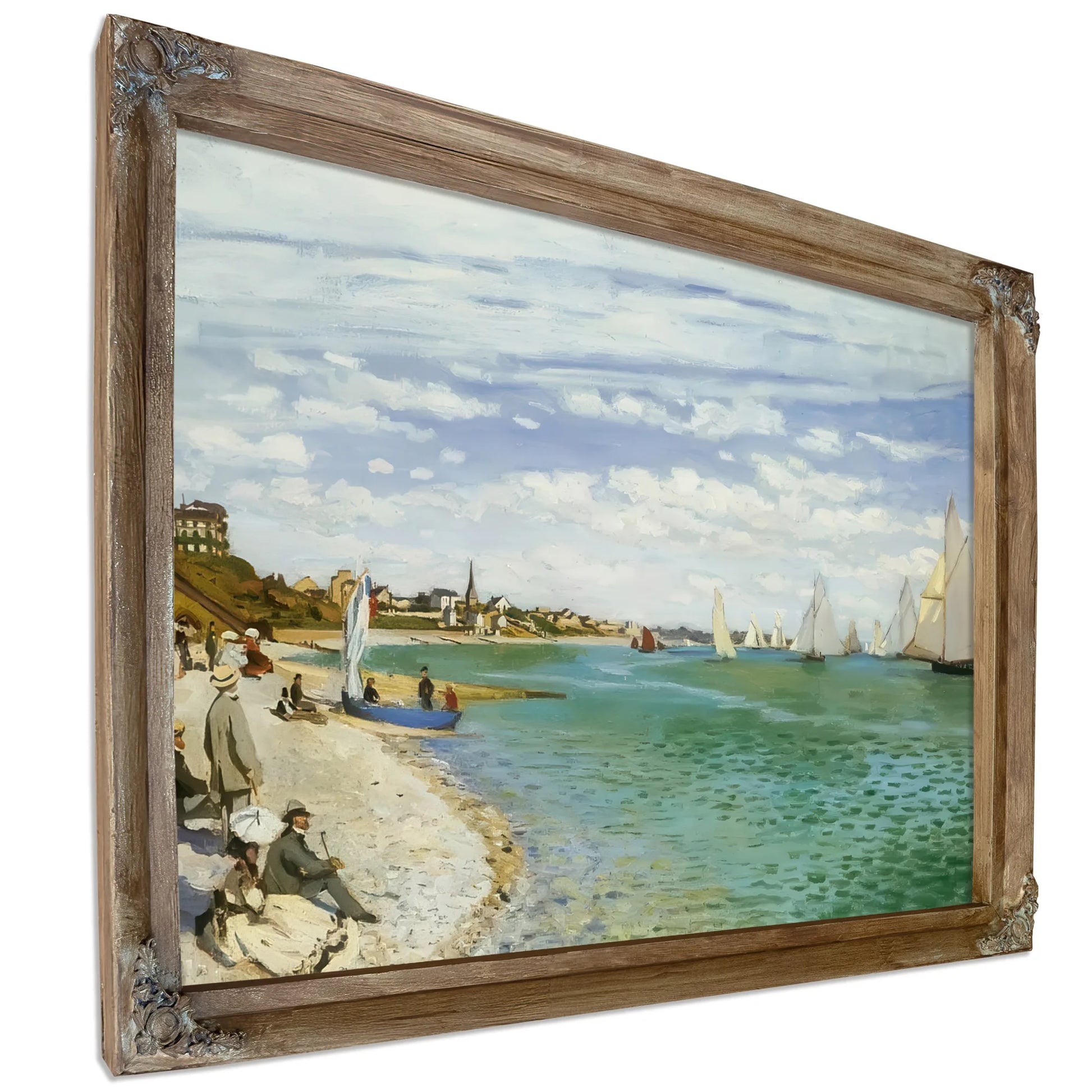 The Regatta At Sainte Adresse By Claude Monet Fine Art Print