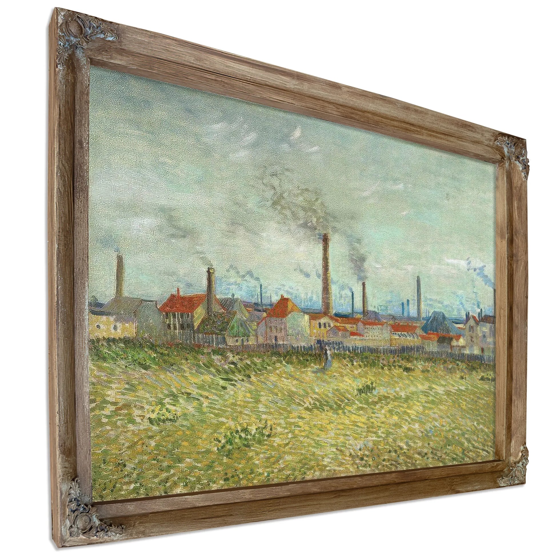 Factories At Clichy By Vincent Van Gogh Fine Art Print