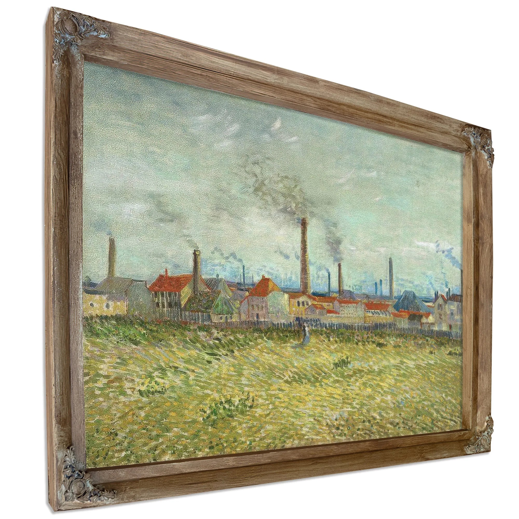 Factories At Clichy By Vincent Van Gogh Fine Art Print