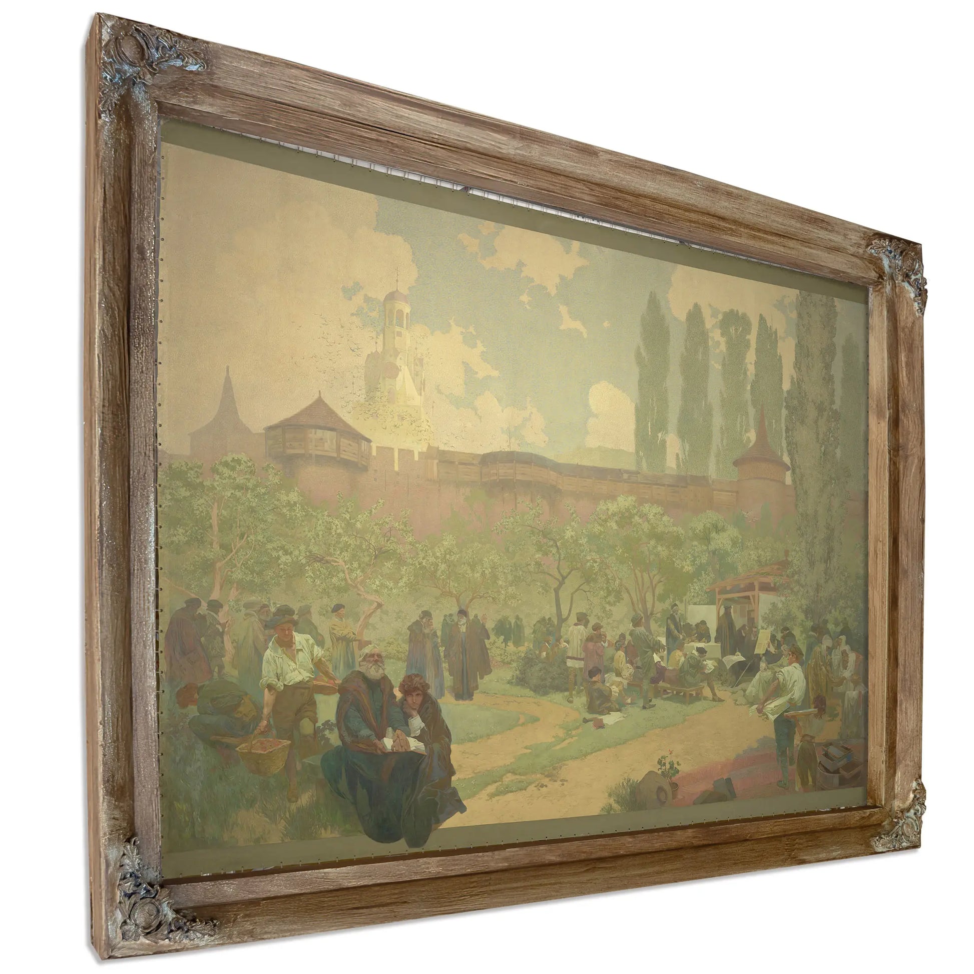 The Brethren School In Ivancice by Alphonse Mucha