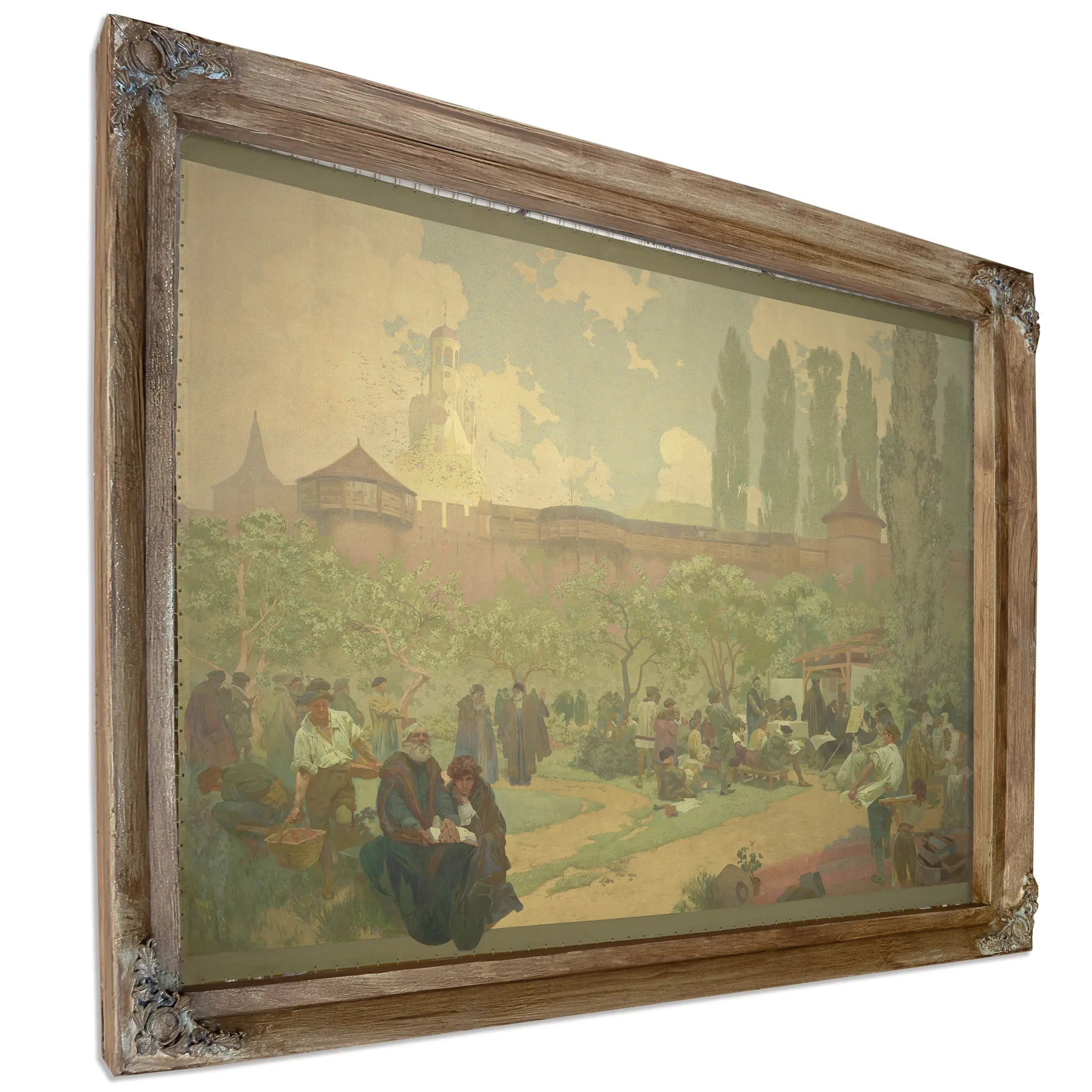 The Brethren School In Ivancice by Alphonse Mucha