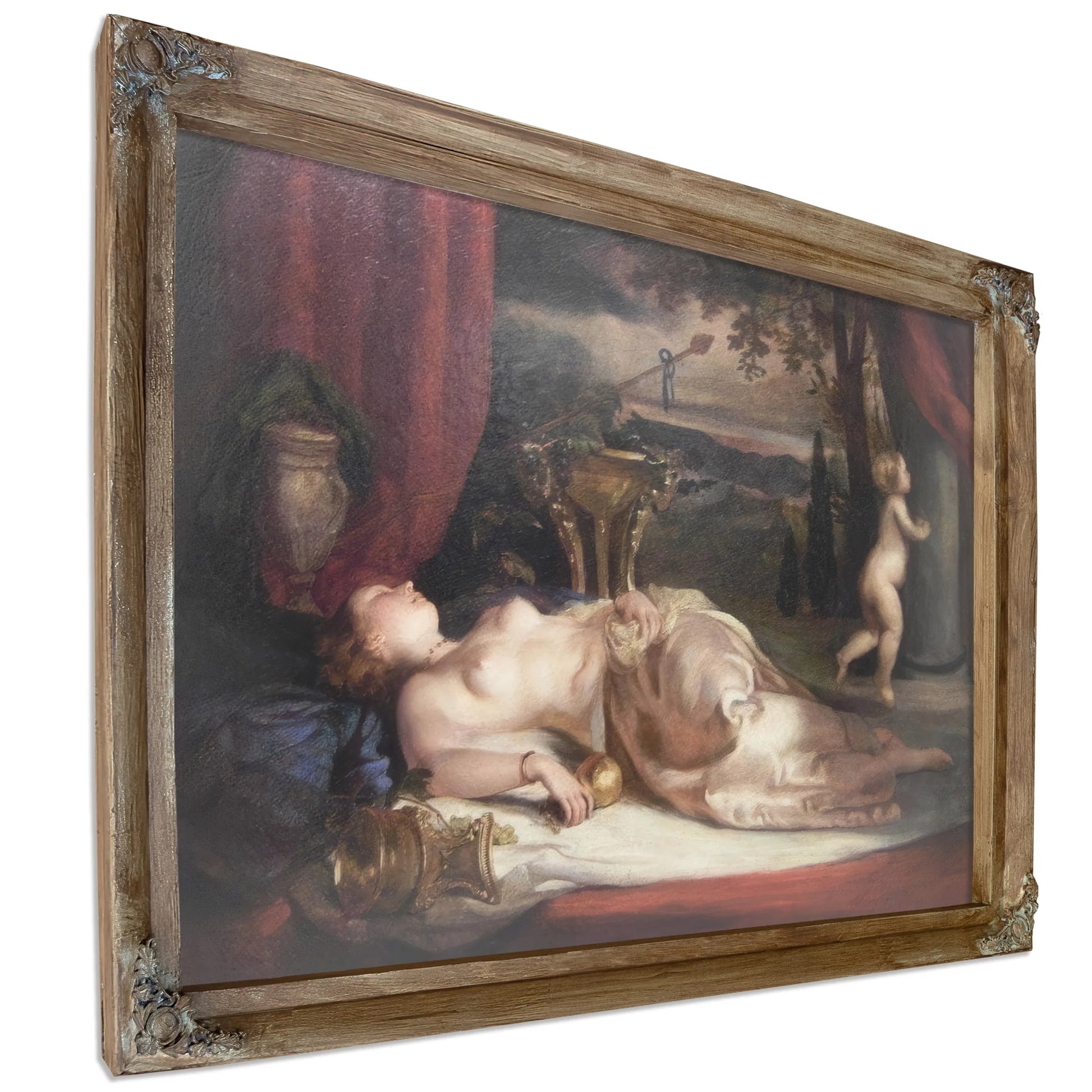 Nude Asleep By William Etty Fine Art Print
