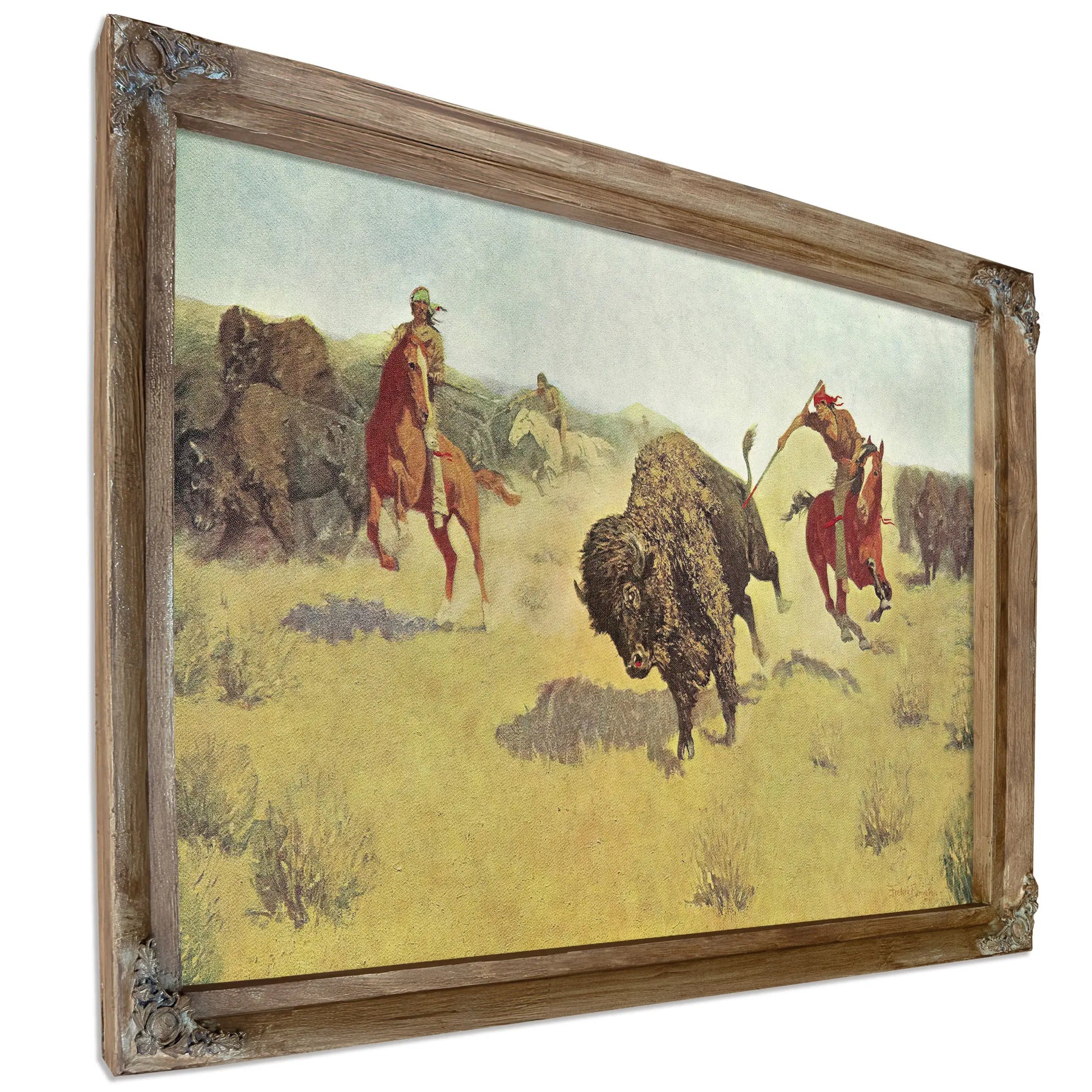 Remingtonbuffalorunners  by Frederic Remington