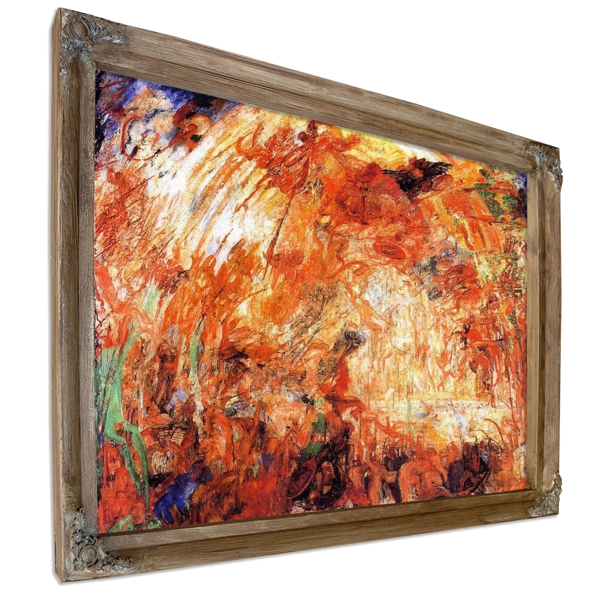 The Expulsion Of The Fallen Angel By James Ensor Fine Art Print