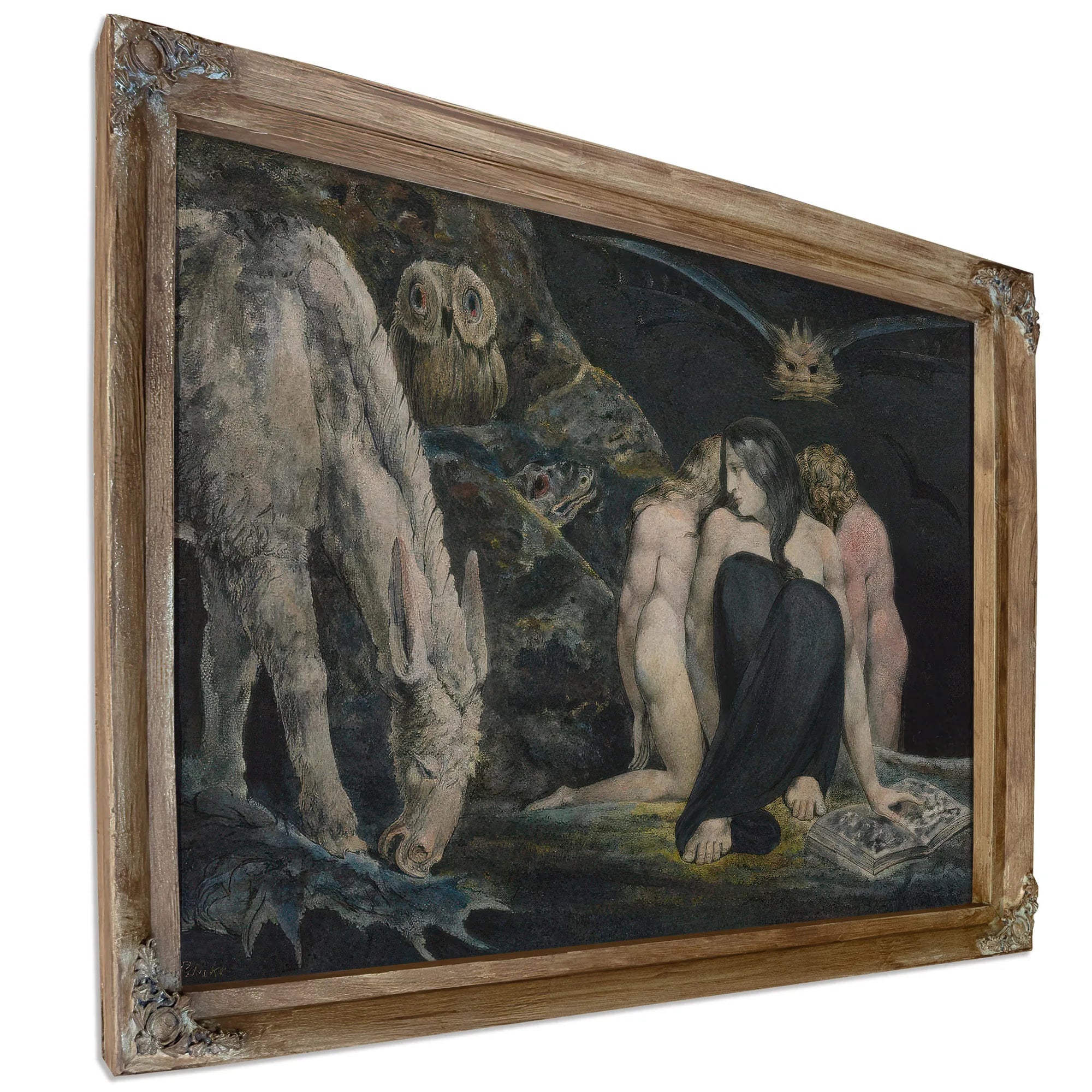 The Night Of Enitharmons Joy 1795 By William Blake Fine Art Print