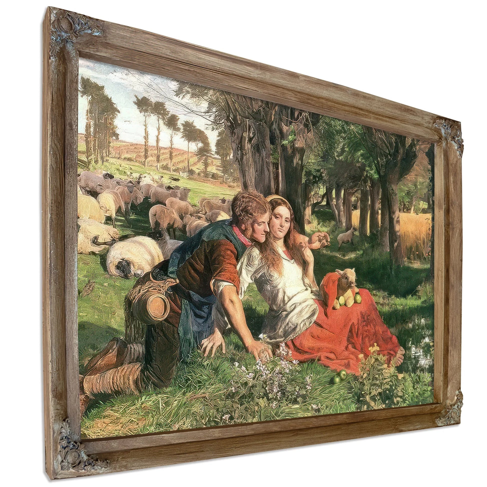 The Hireling Sheperd By William Holman Hunt Fine Art Print