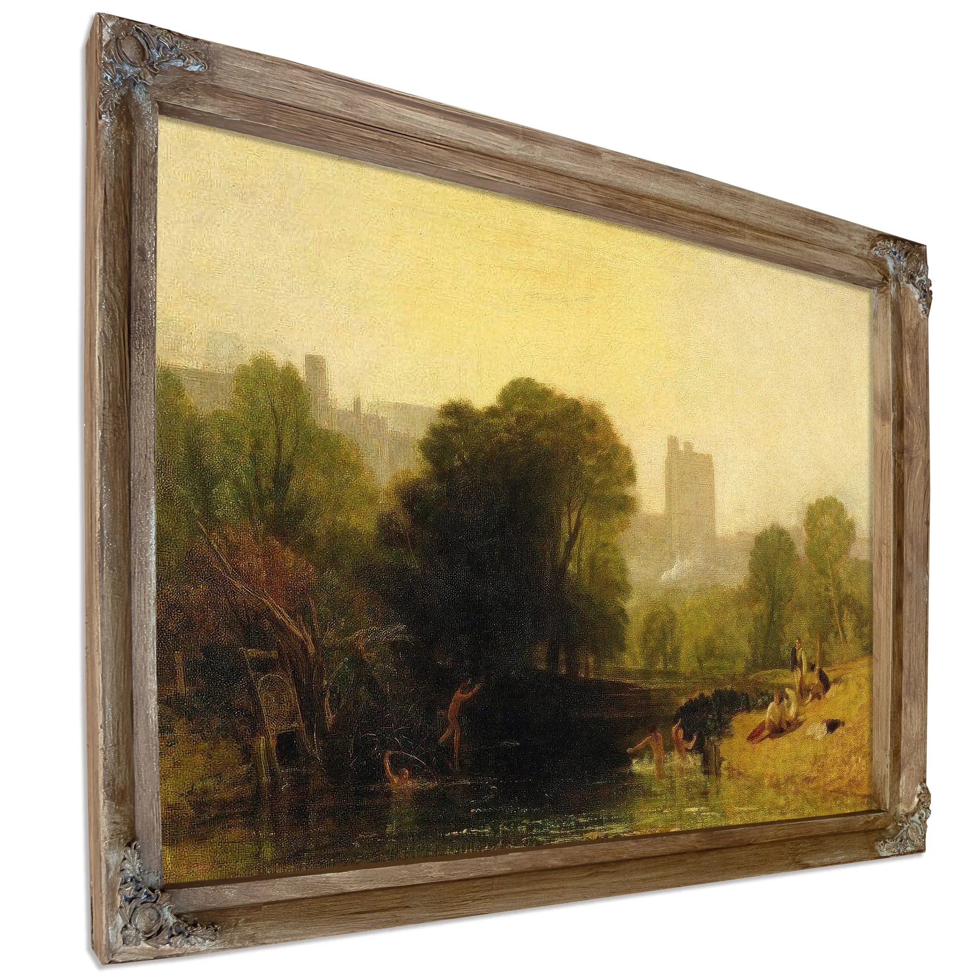 Near The Thames Lock Windsor By Joseph Mallord William Turner Fine Art Print