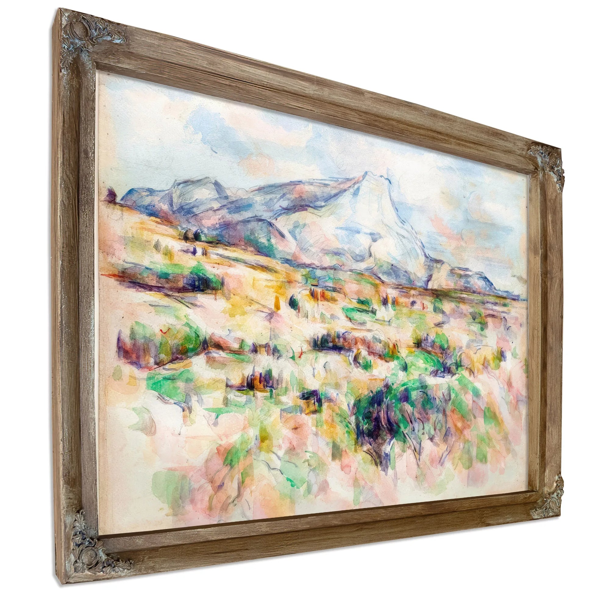 Mont Saint Victoire By Paul Cezanne Fine Art Print