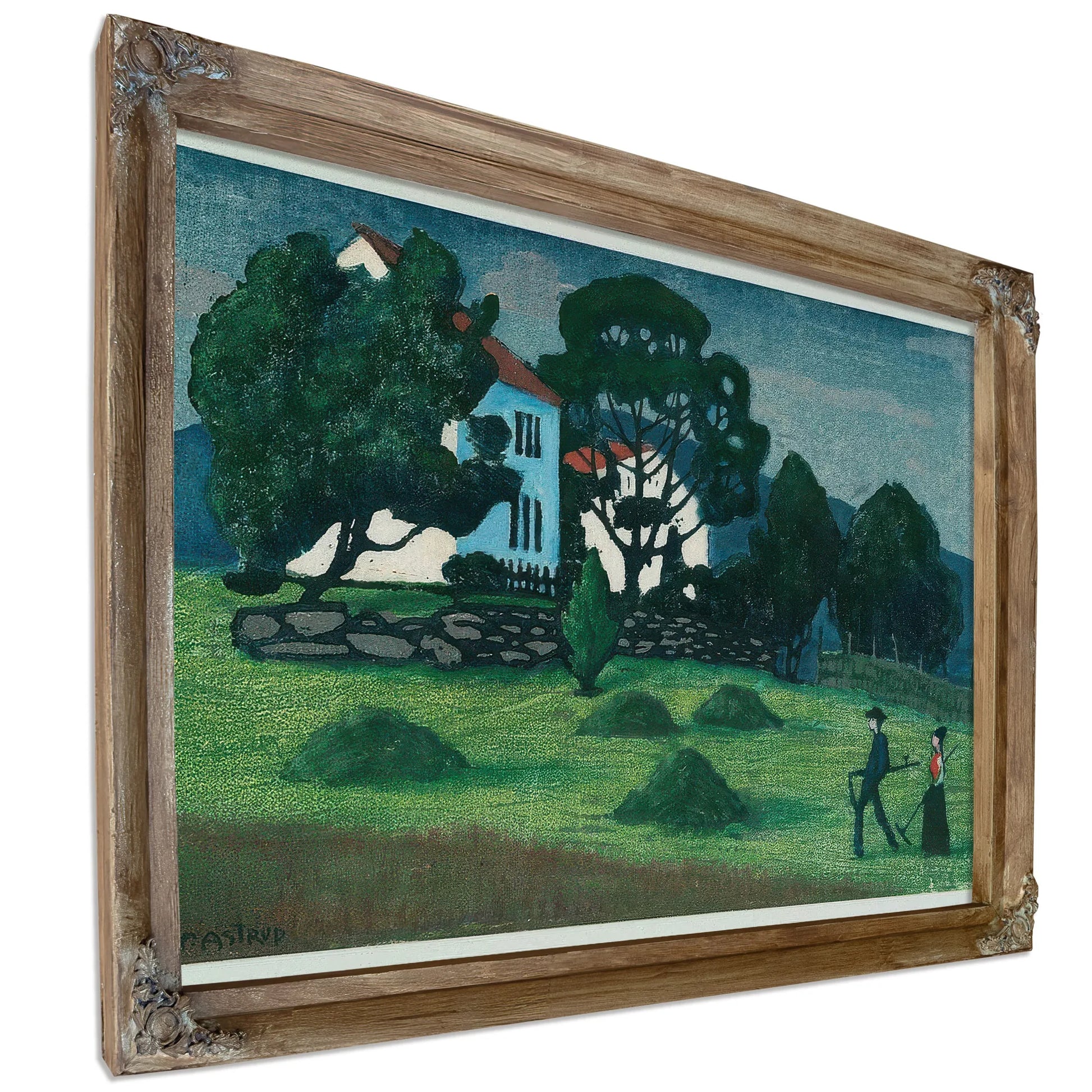 Home From Work 2 By Nicolai Astrup Fine Art Print