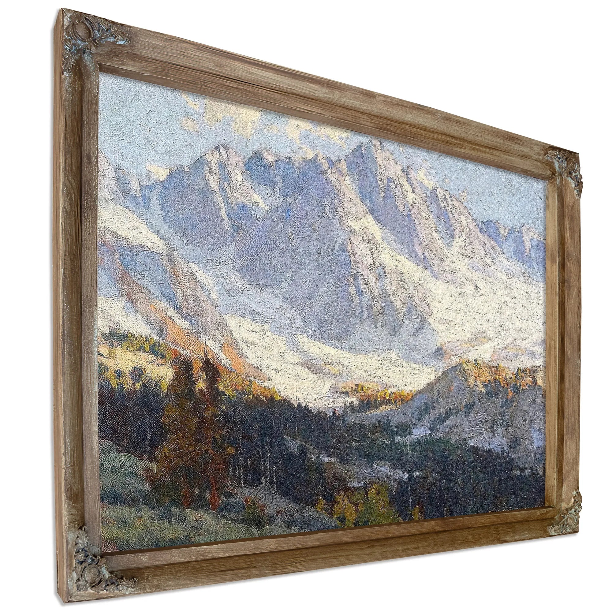 Snowy Peaks By Edgar Payne Fine Art Print