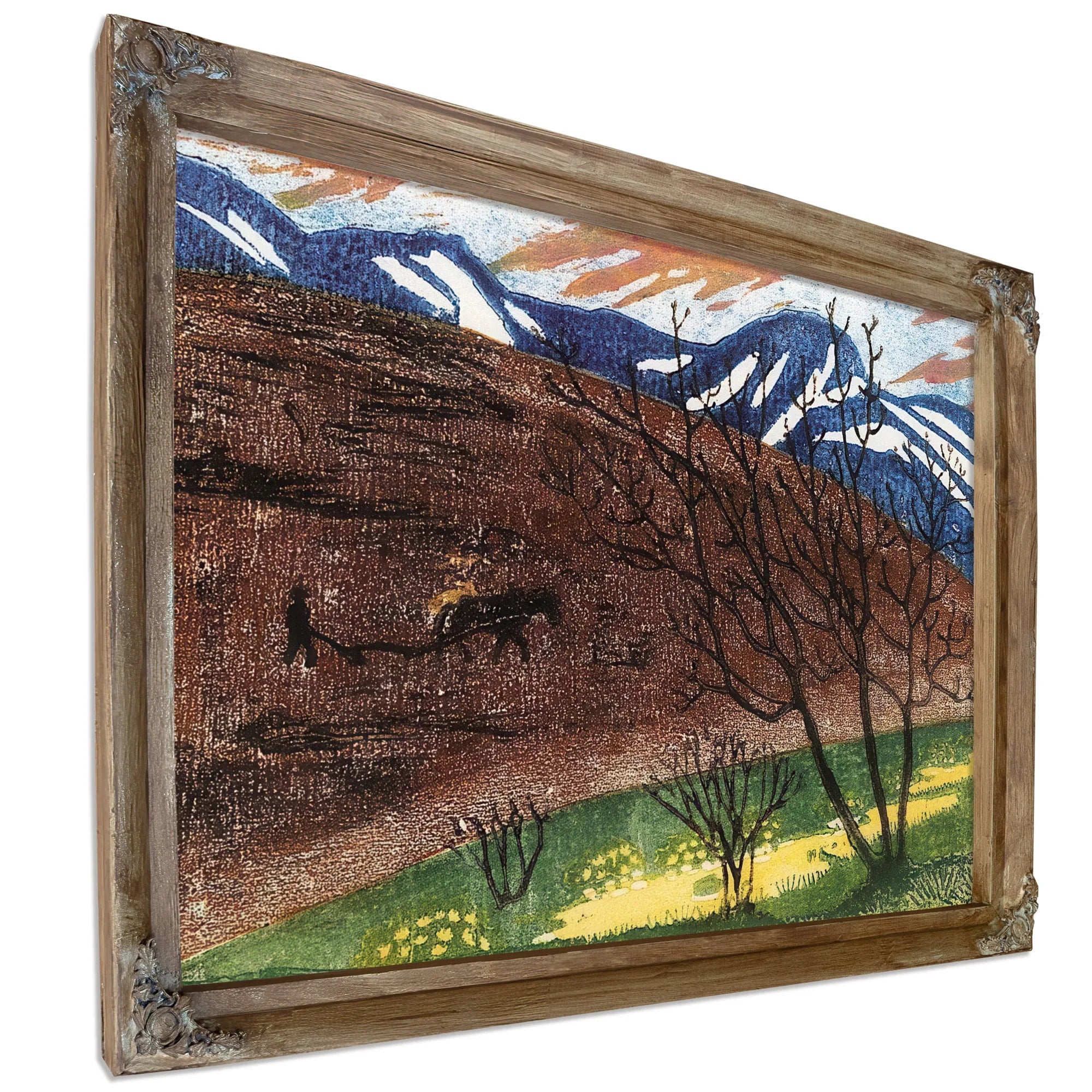 Night Ploughing 2 By Nicolai Astrup Fine Art Print