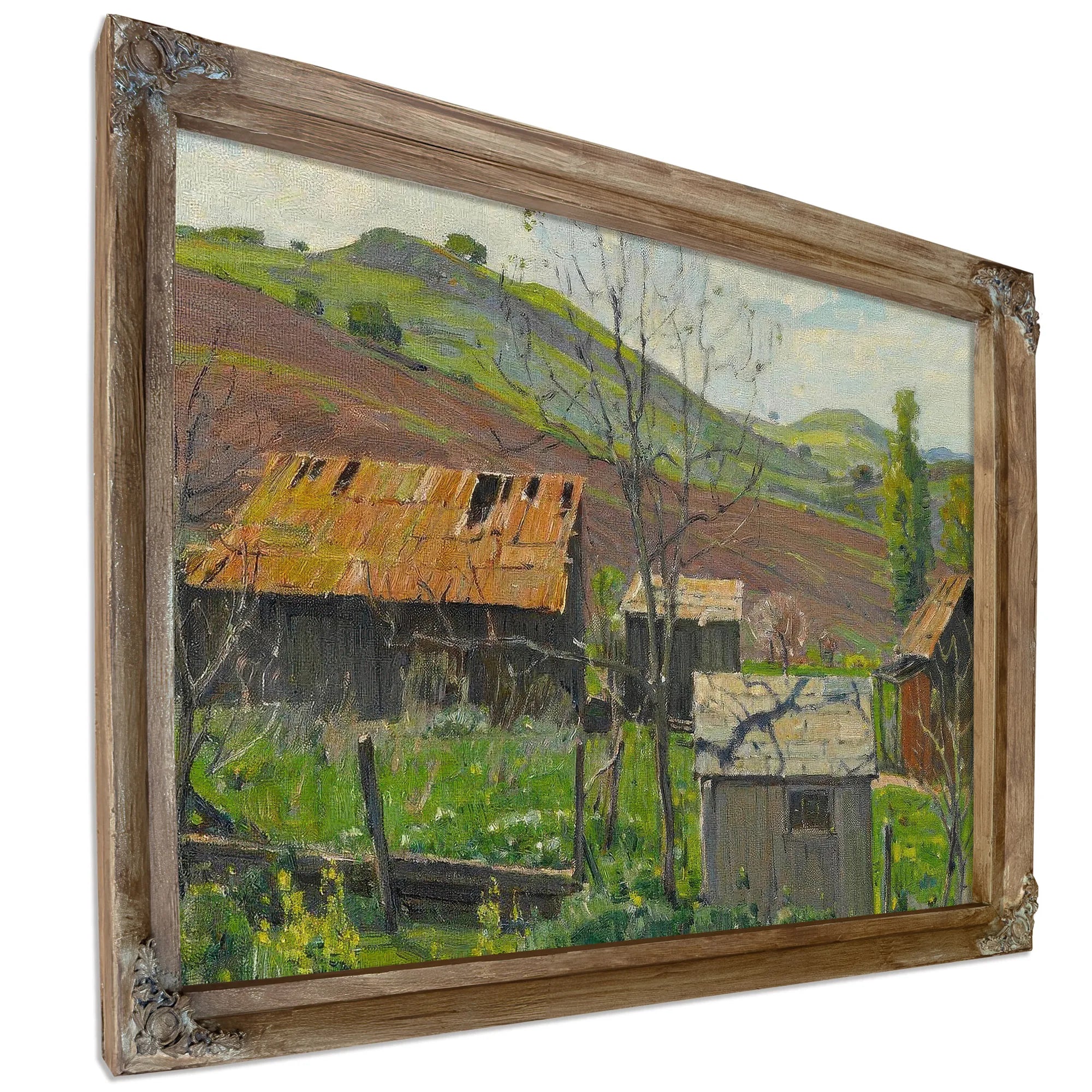 Foothill Ranch 1935 By William Wendt Fine Art Print