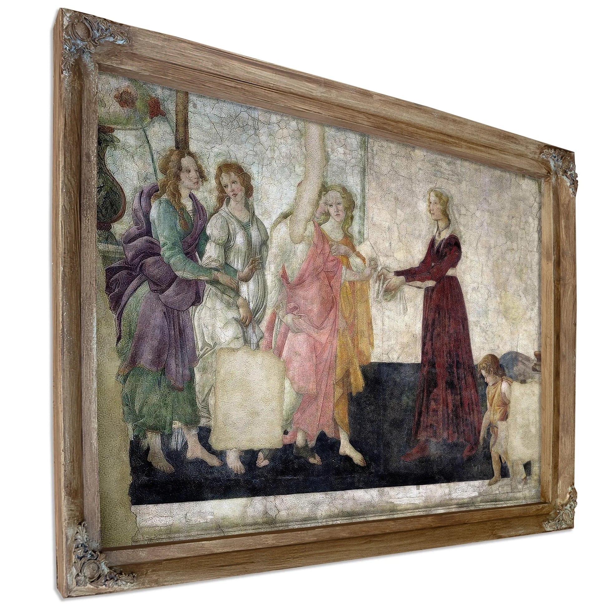 Venus And The Graces Offering Gifts To A Young Girl By Sandro Botticelli Fine Art Print