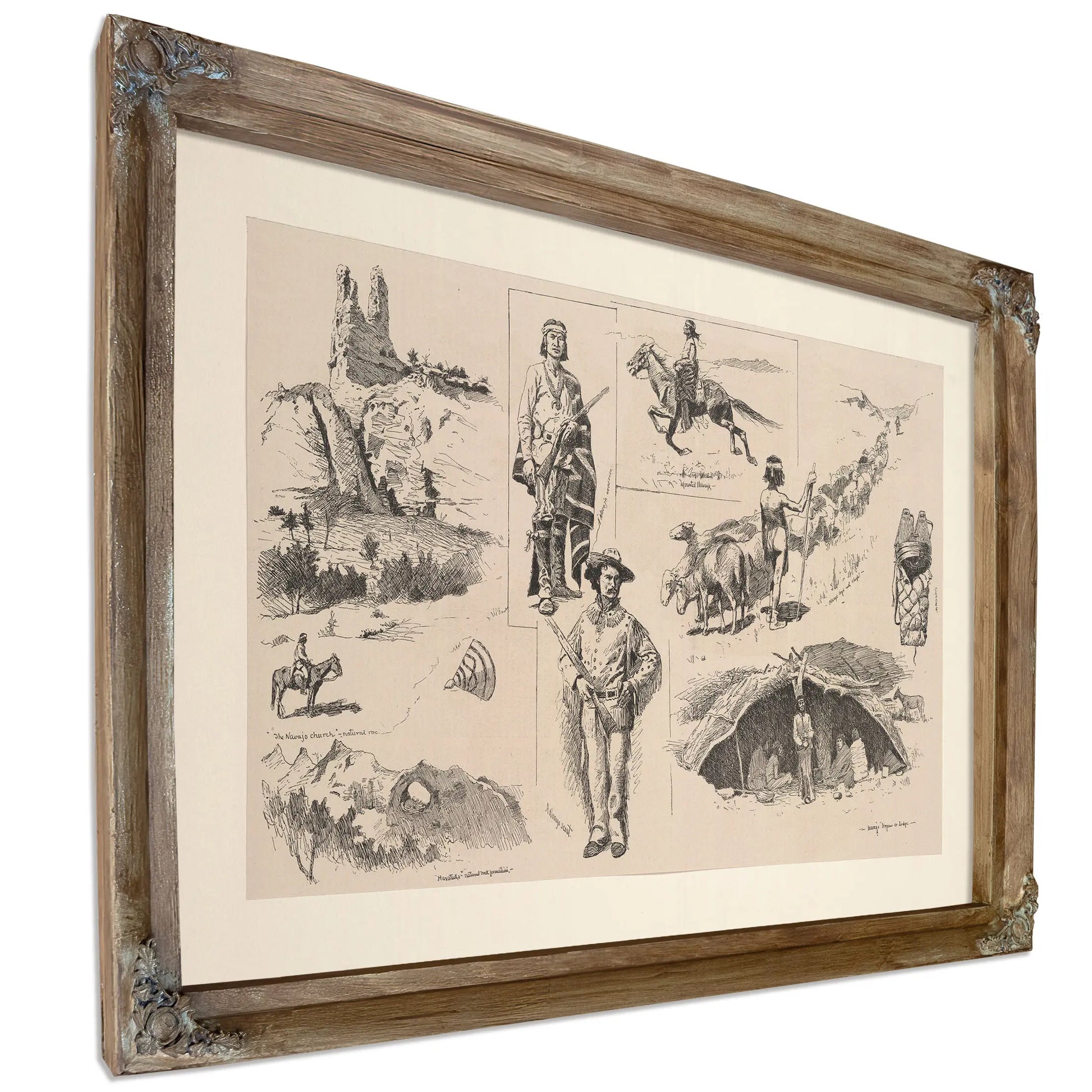 The Navajo Indians by Frederic Remington