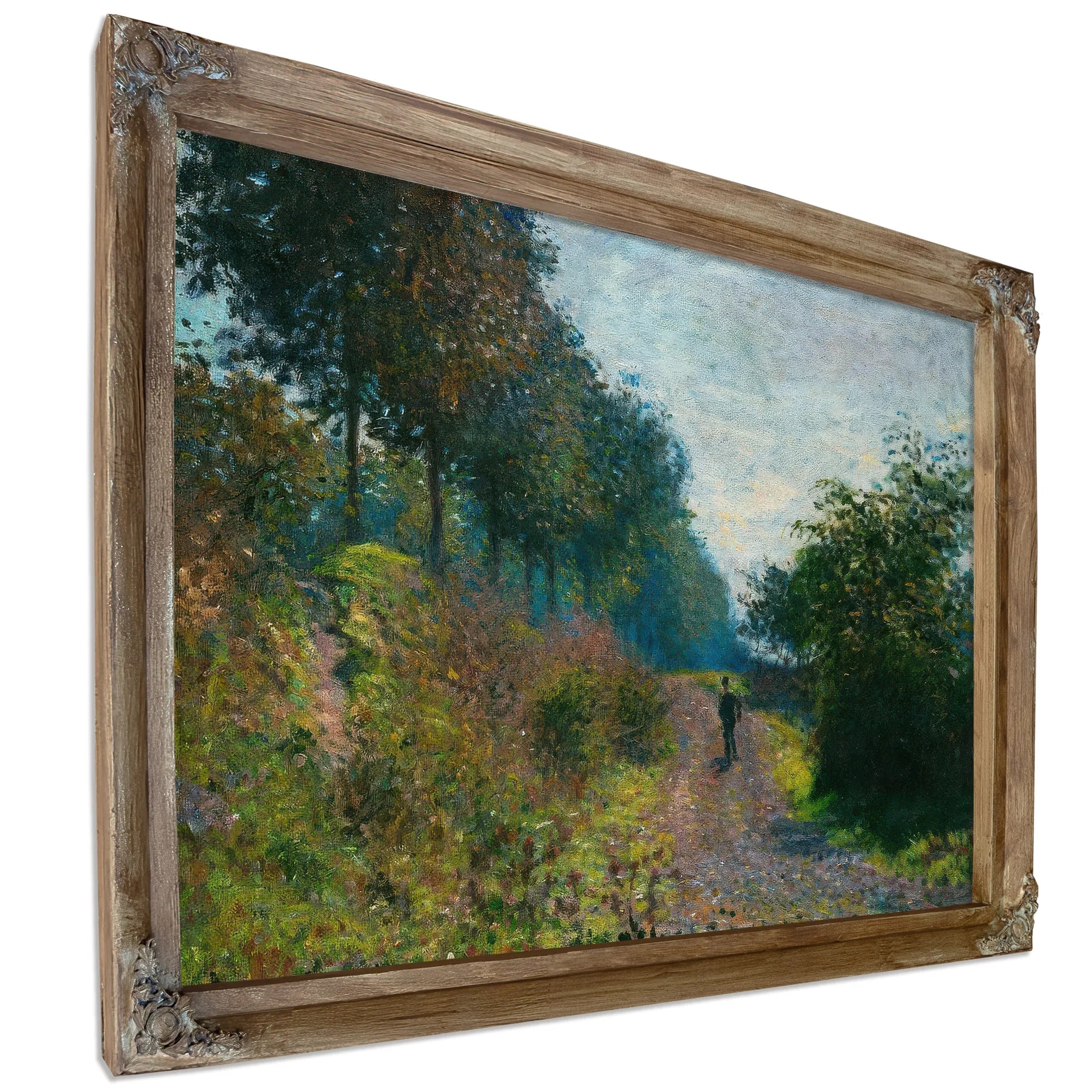 Sheltered Path By Claude Monet Fine Art Print