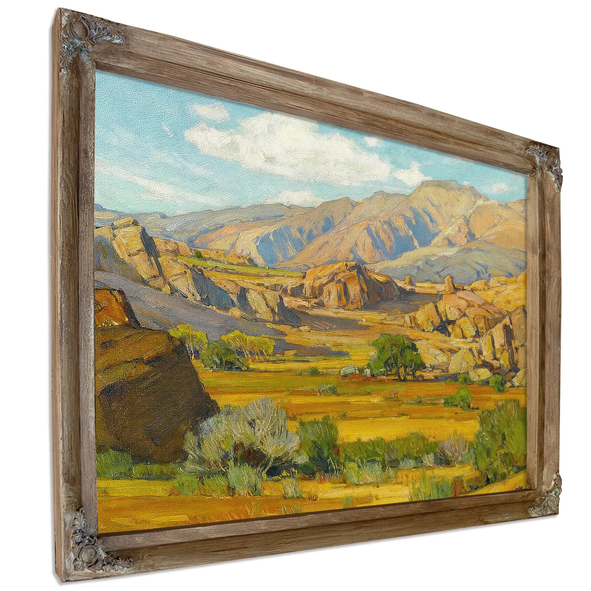 Rocky Desert Mountains By William Wendt Fine Art Print