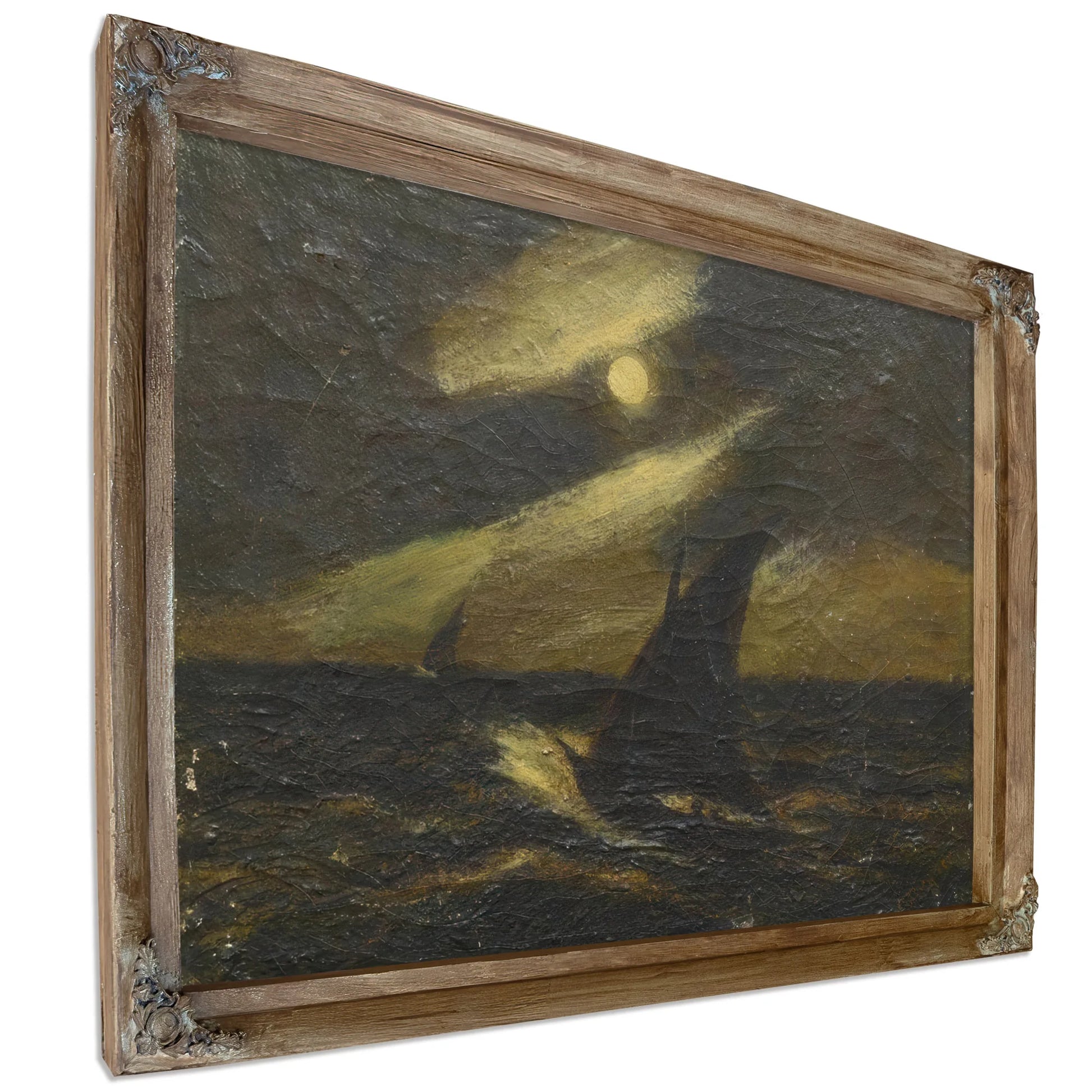 Sailboats In The Moonlight By Albert Pinkham Ryder Fine Art Print