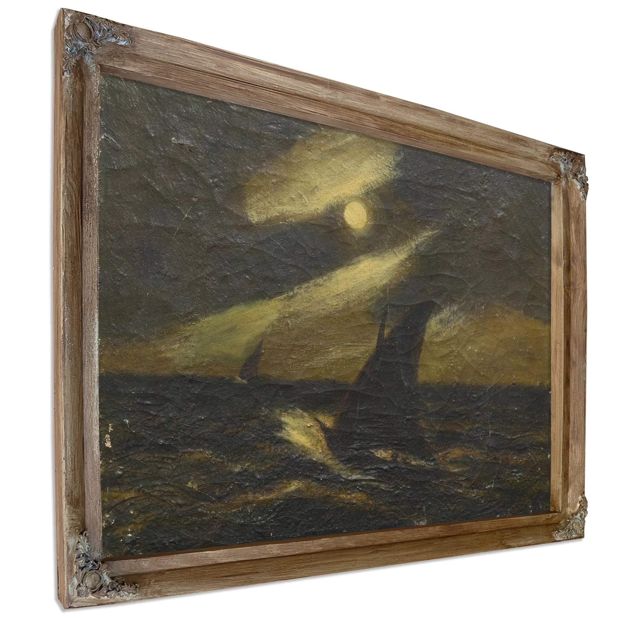 Sailboats In The Moonlight By Albert Pinkham Ryder Fine Art Print