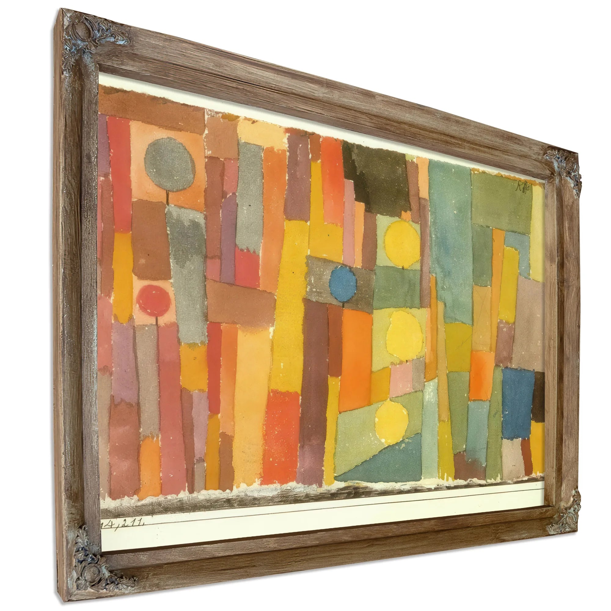 In The Style Of Kairouan Transferred To The Moderate 1914 211 By Paul Klee Fine Art Print